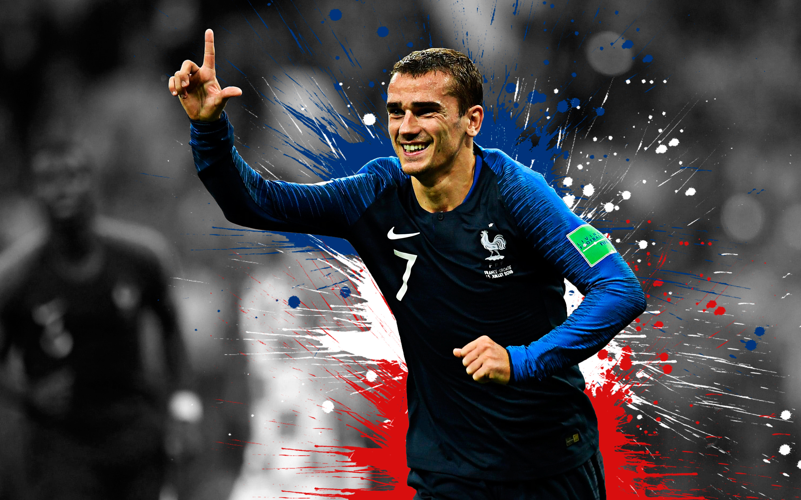 Antoine Griezmann from France HD Wallpaper