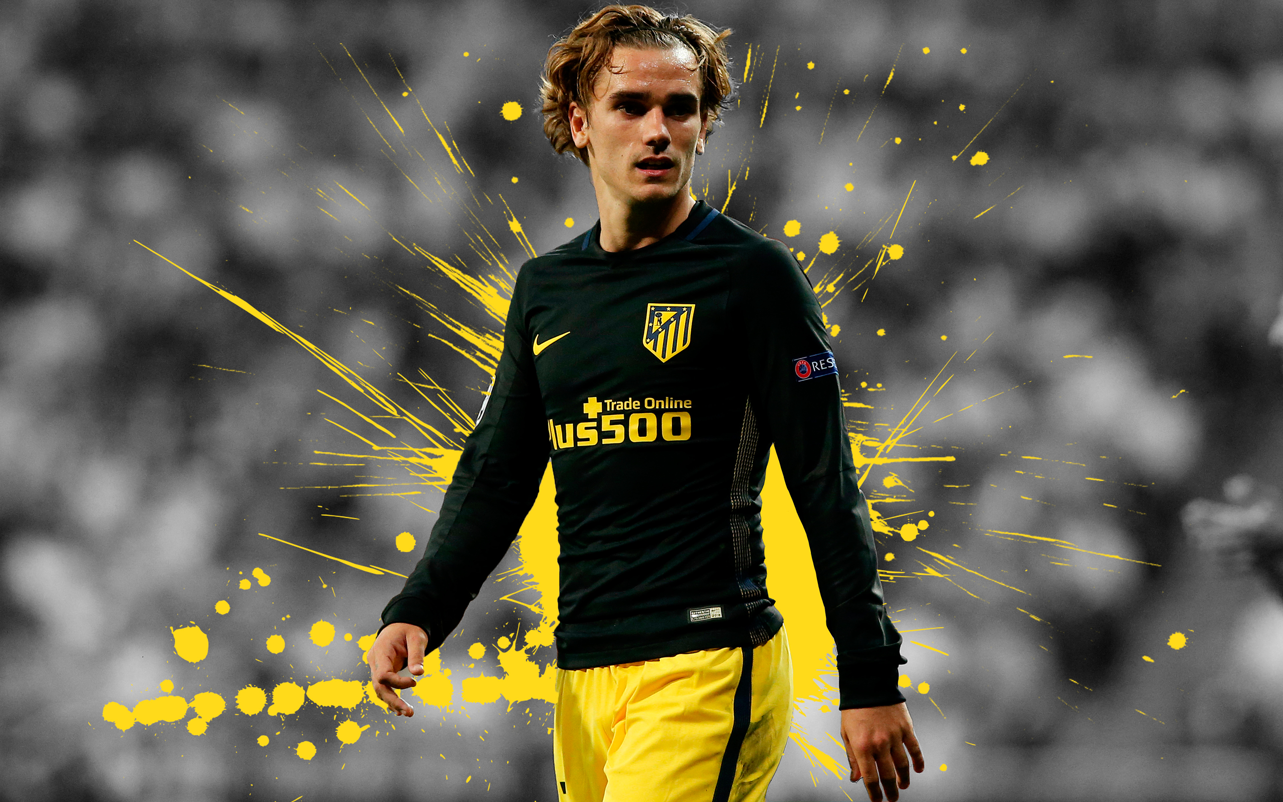 Antoine Griezmann from Atletico Madrid HD Wallpaper