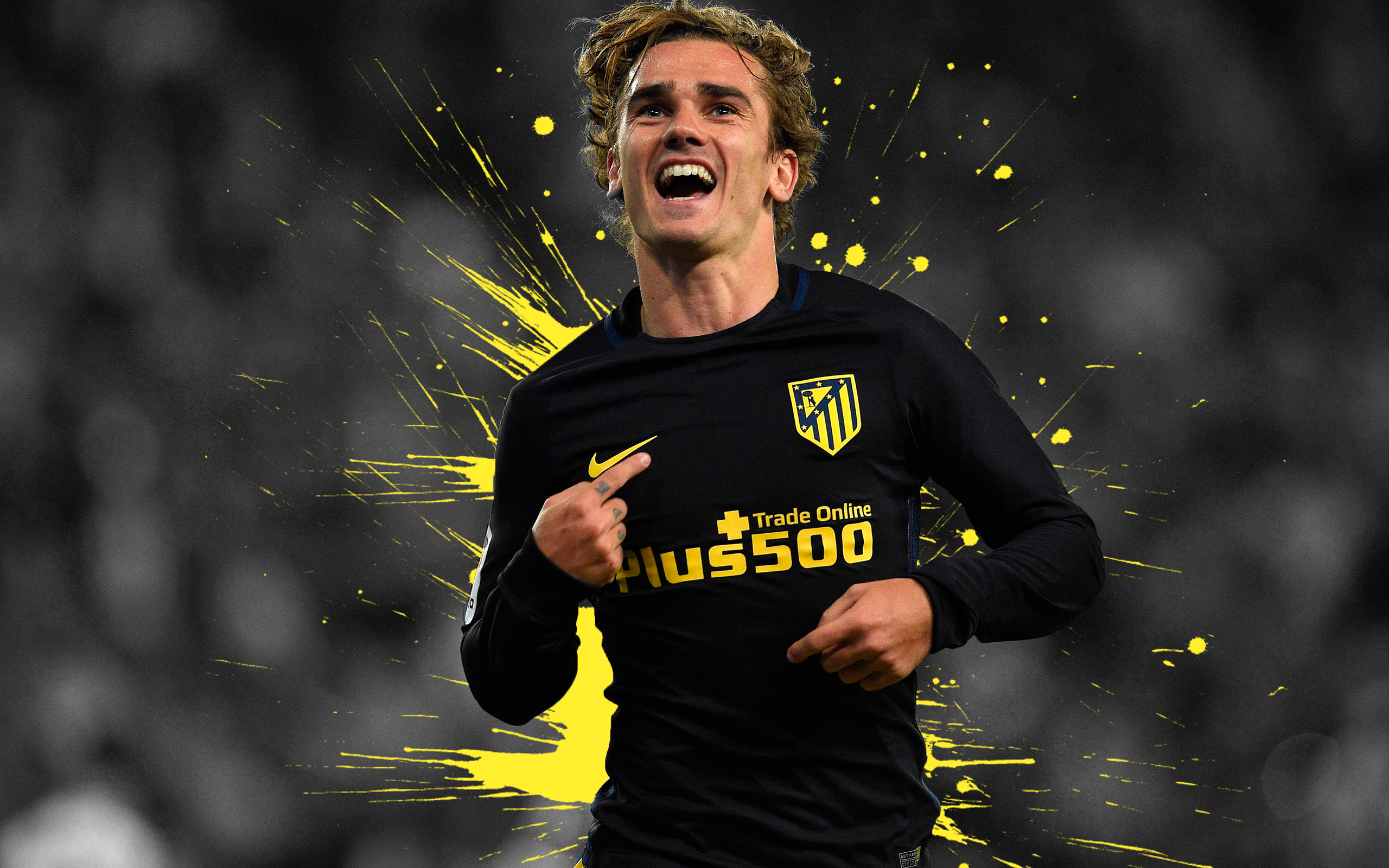 Antoine Griezmann from Atletico Madrid HD Wallpaper