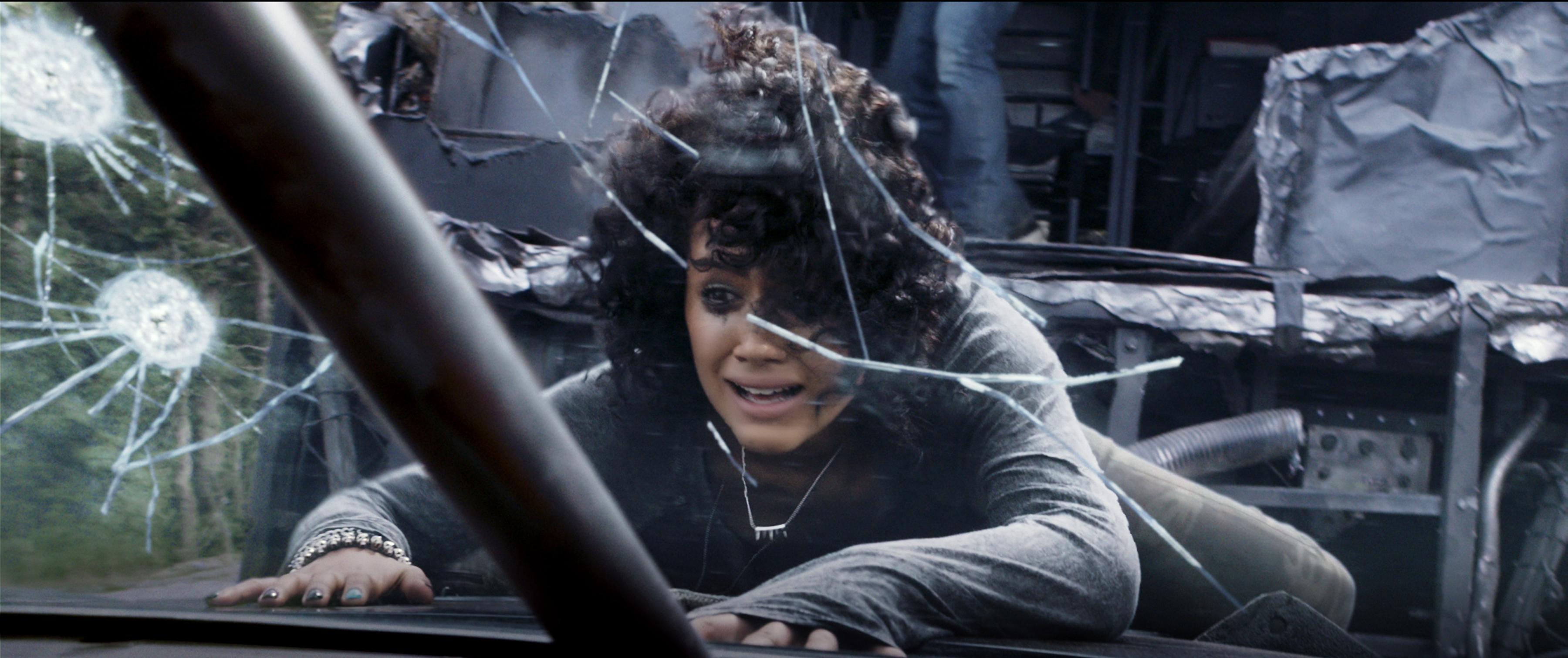 Nathalie Emmanuel in a car crash HD Wallpaper