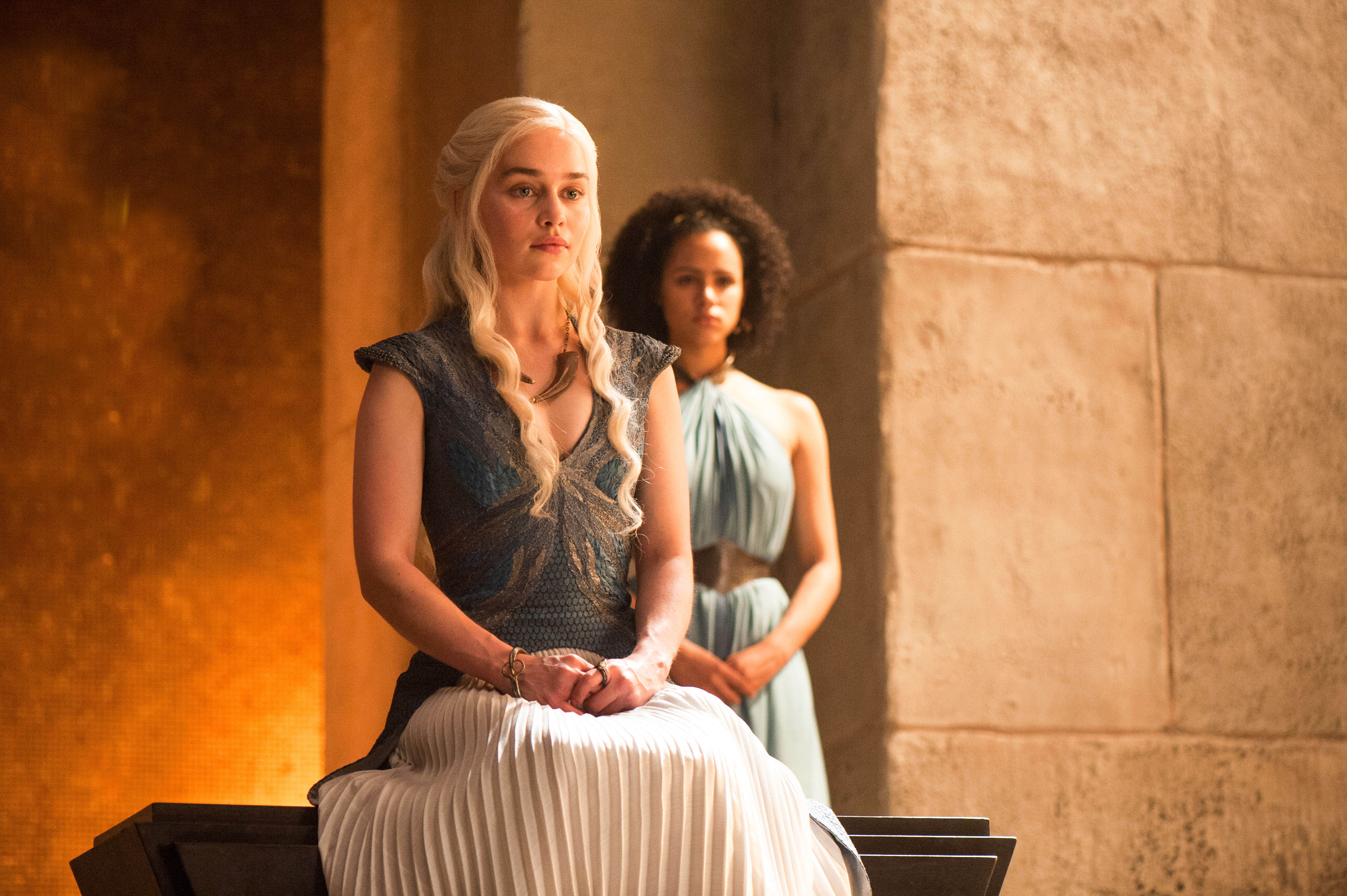 Daenerys Targaryen and Missandei from Game of Thrones HD Wallpaper