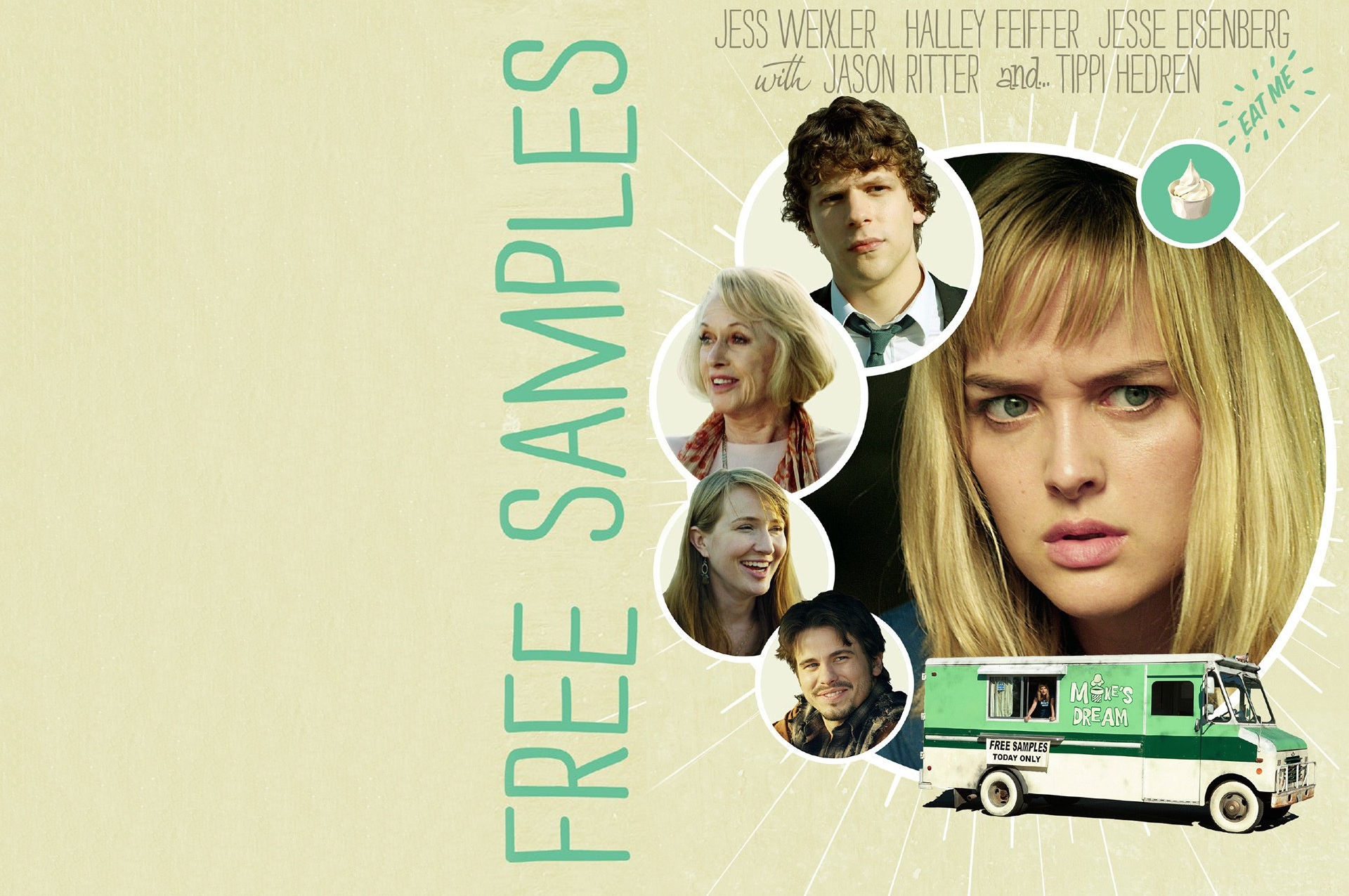 Free Samples Movie Poster with Cast HD Wallpaper