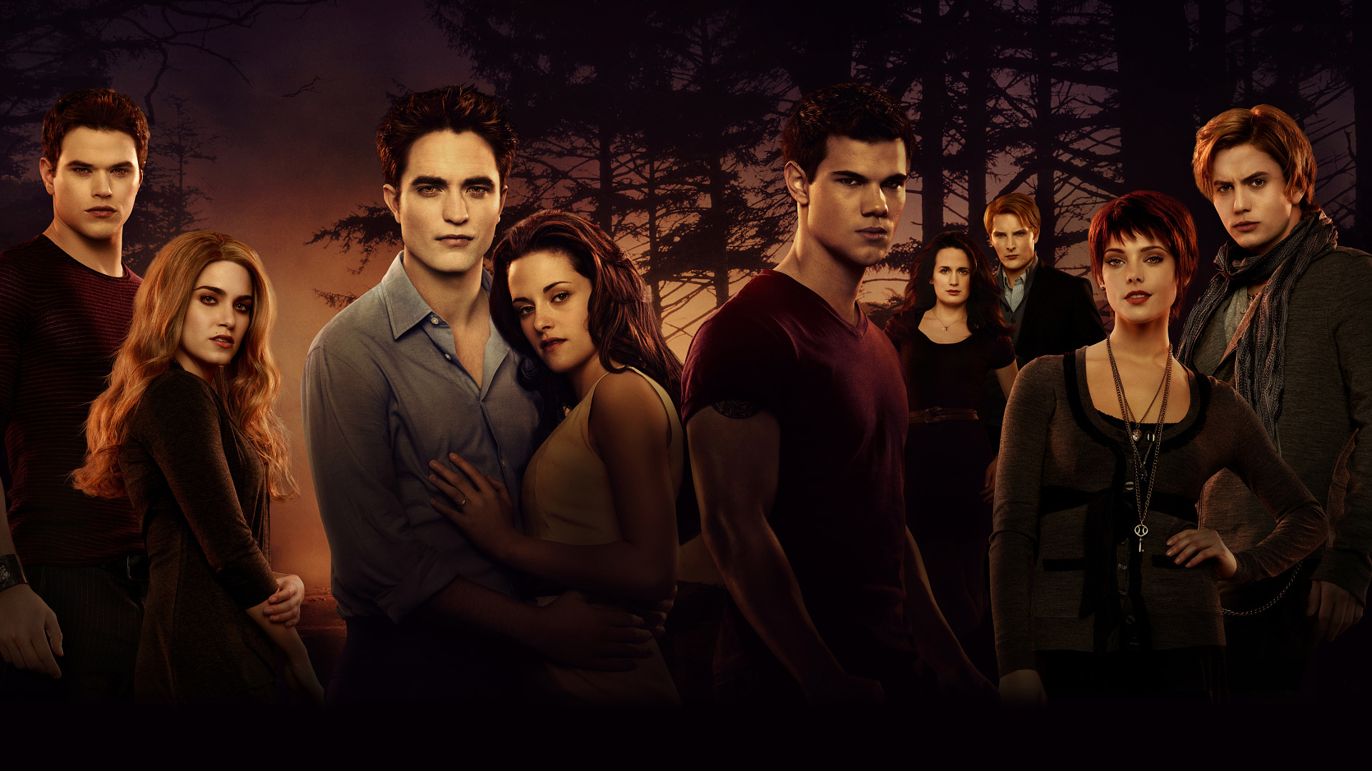 The Twilight Saga cast HD Wallpaper