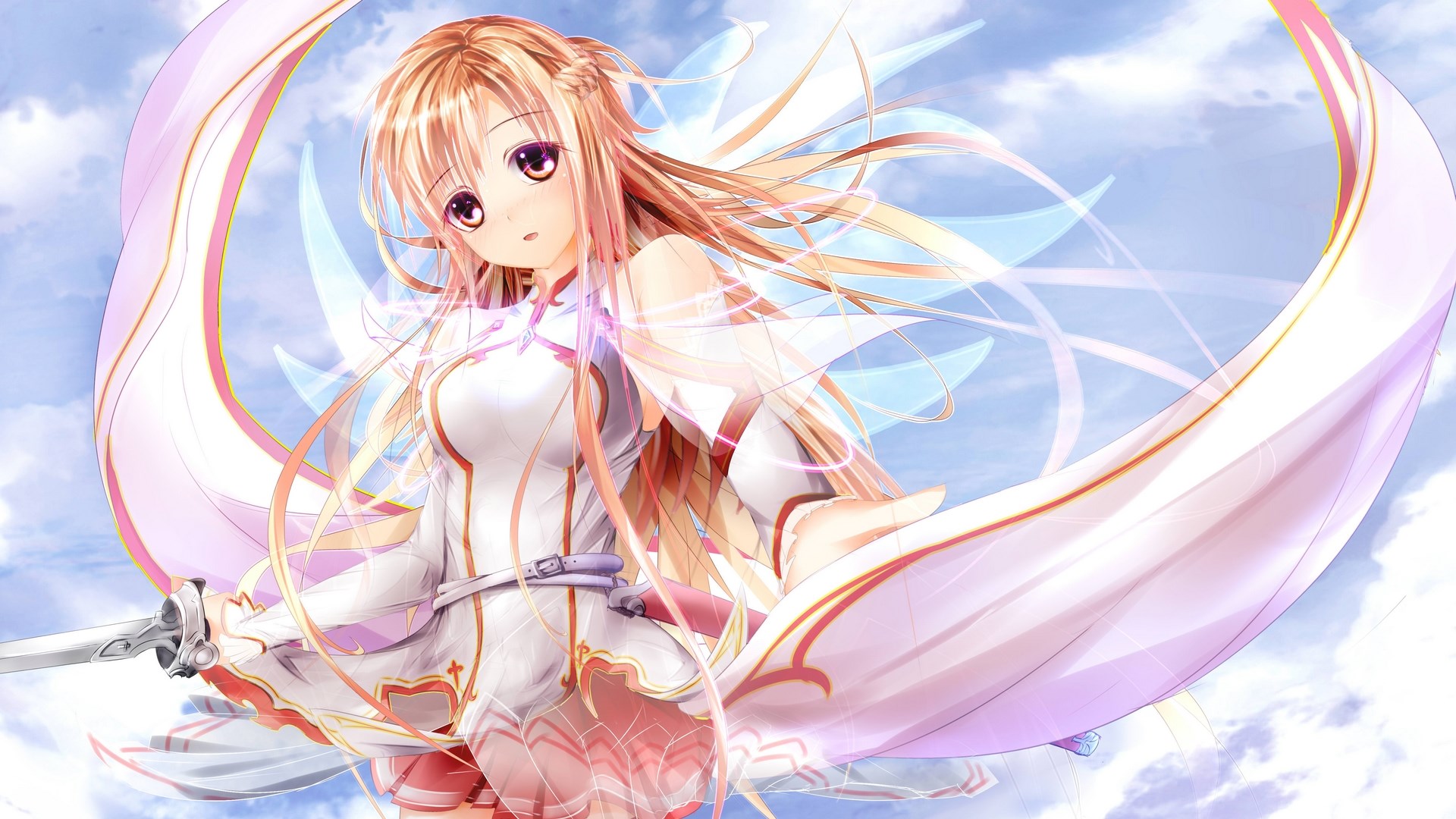 Asuna Yuuki from Sword Art Online HD Wallpaper