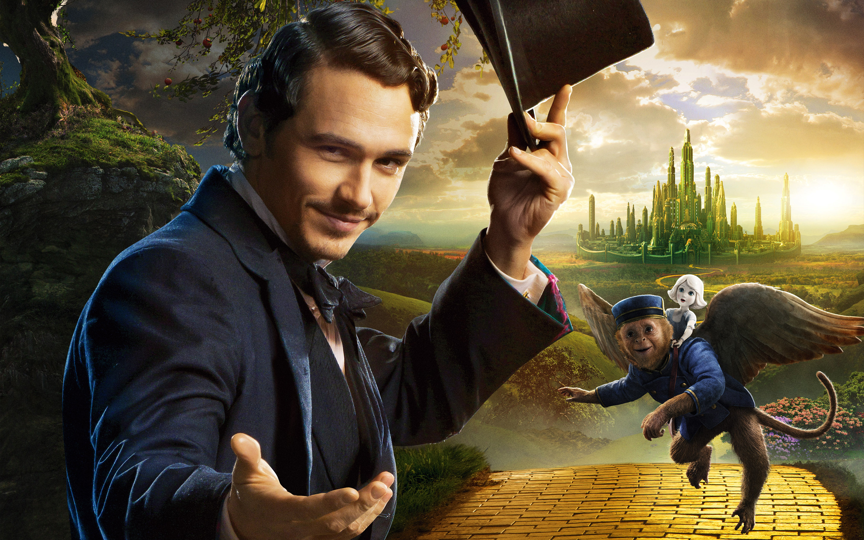 James Franco as Oz in Oz the Great and Powerful HD Wallpaper