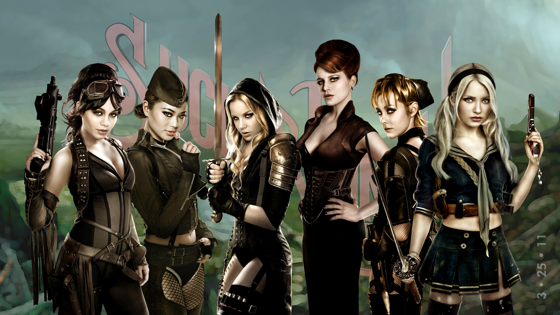 Sucker Punch movie poster with Emily Browning HD Wallpaper