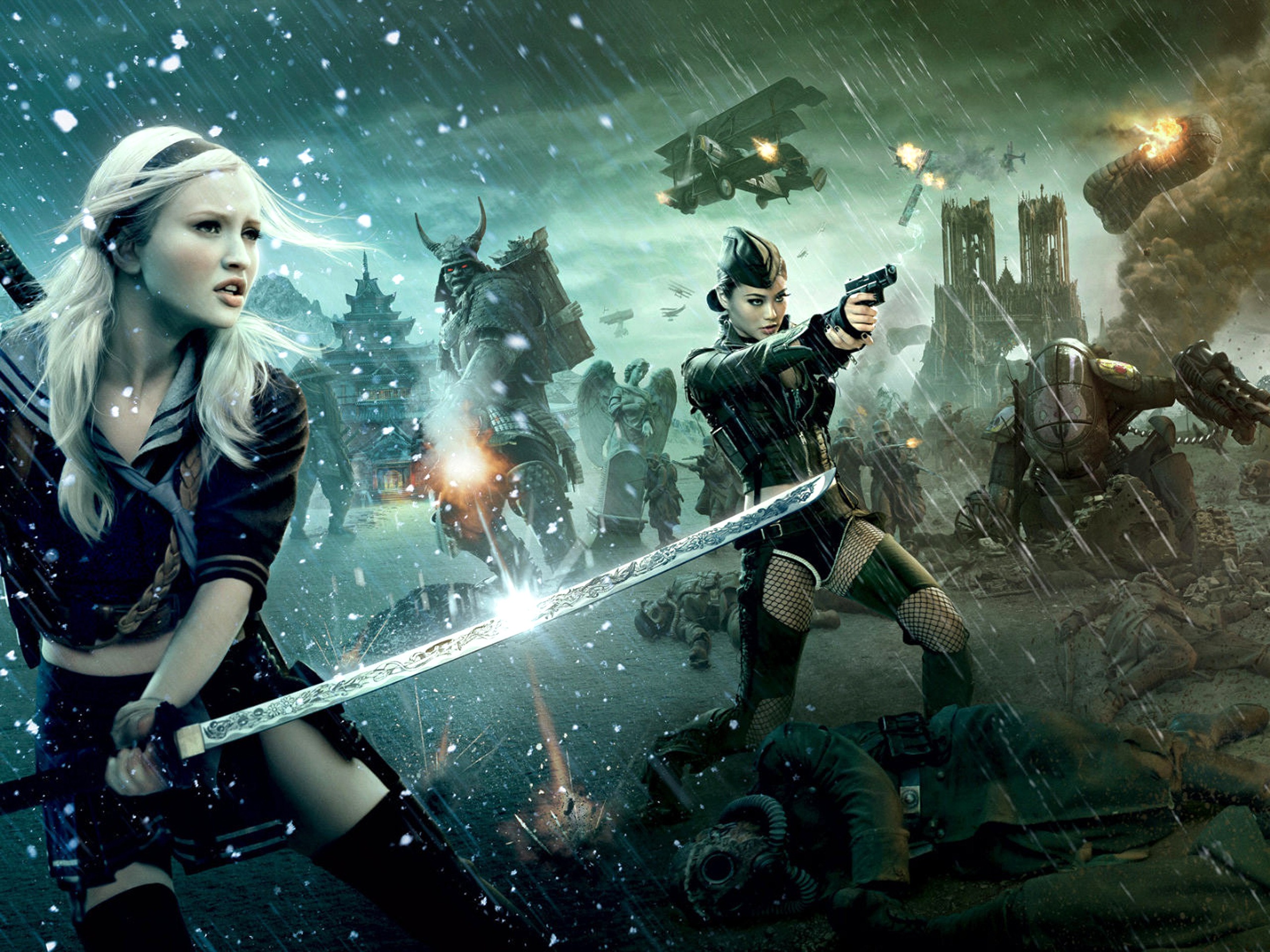 Emily Browning in Sucker Punch HD Wallpaper