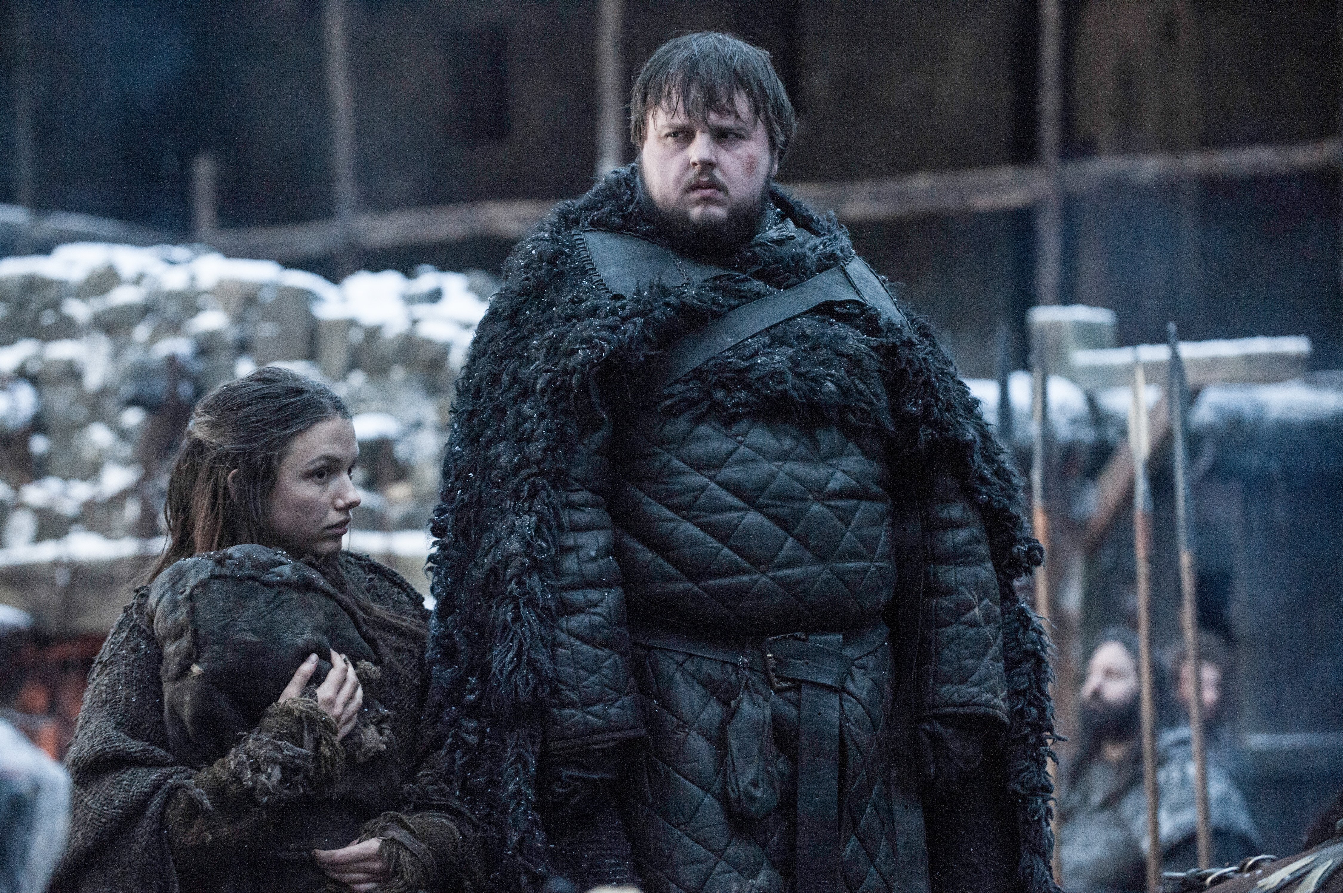 Samwell Tarly and Gilly from Game of Thrones HD Wallpaper