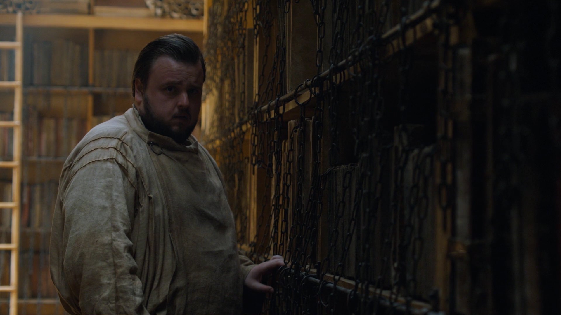 Samwell Tarly in the Citadel Library HD Wallpaper