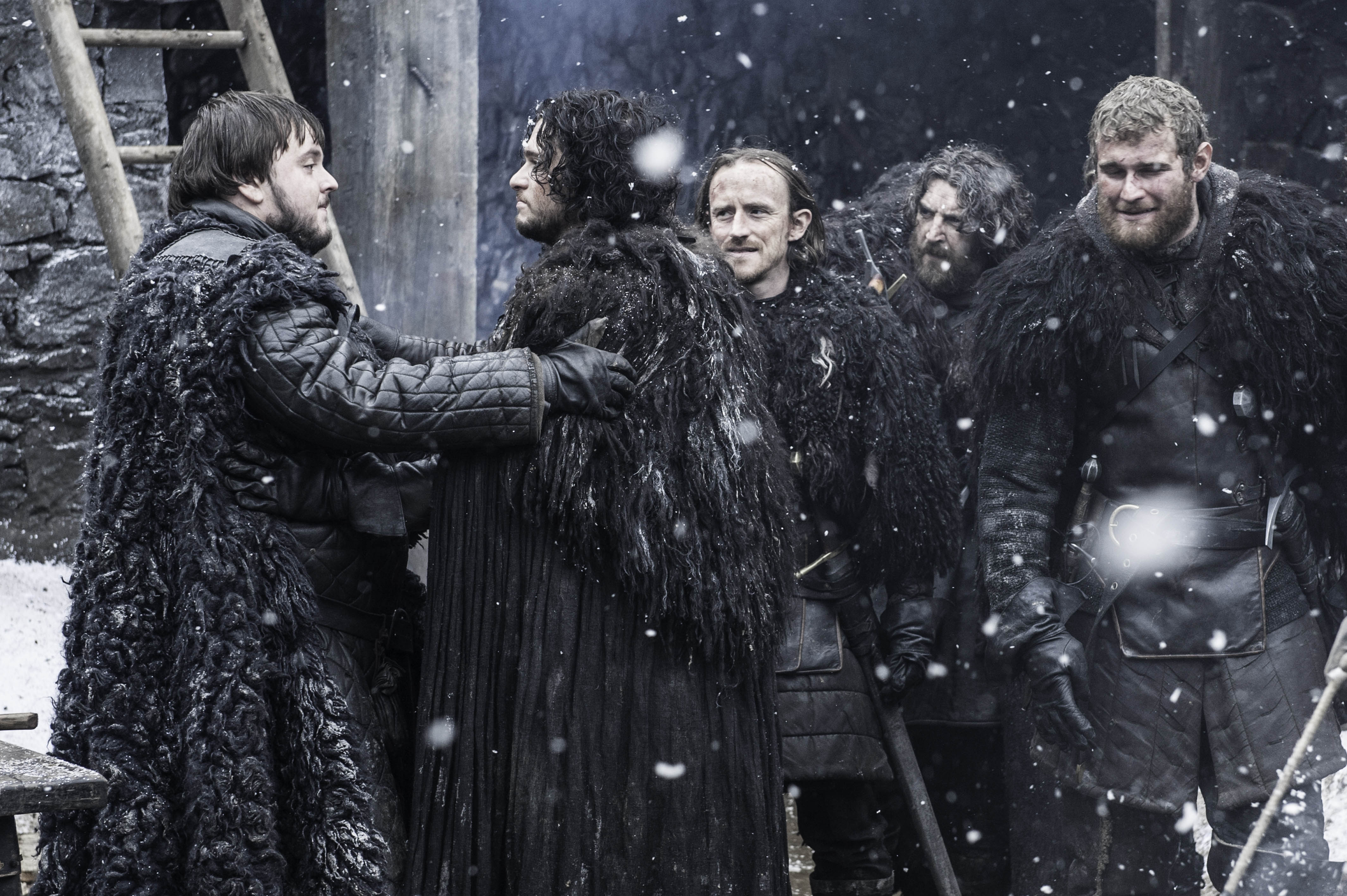 John Bradley and Jon Snow from Game of Thrones HD Wallpaper