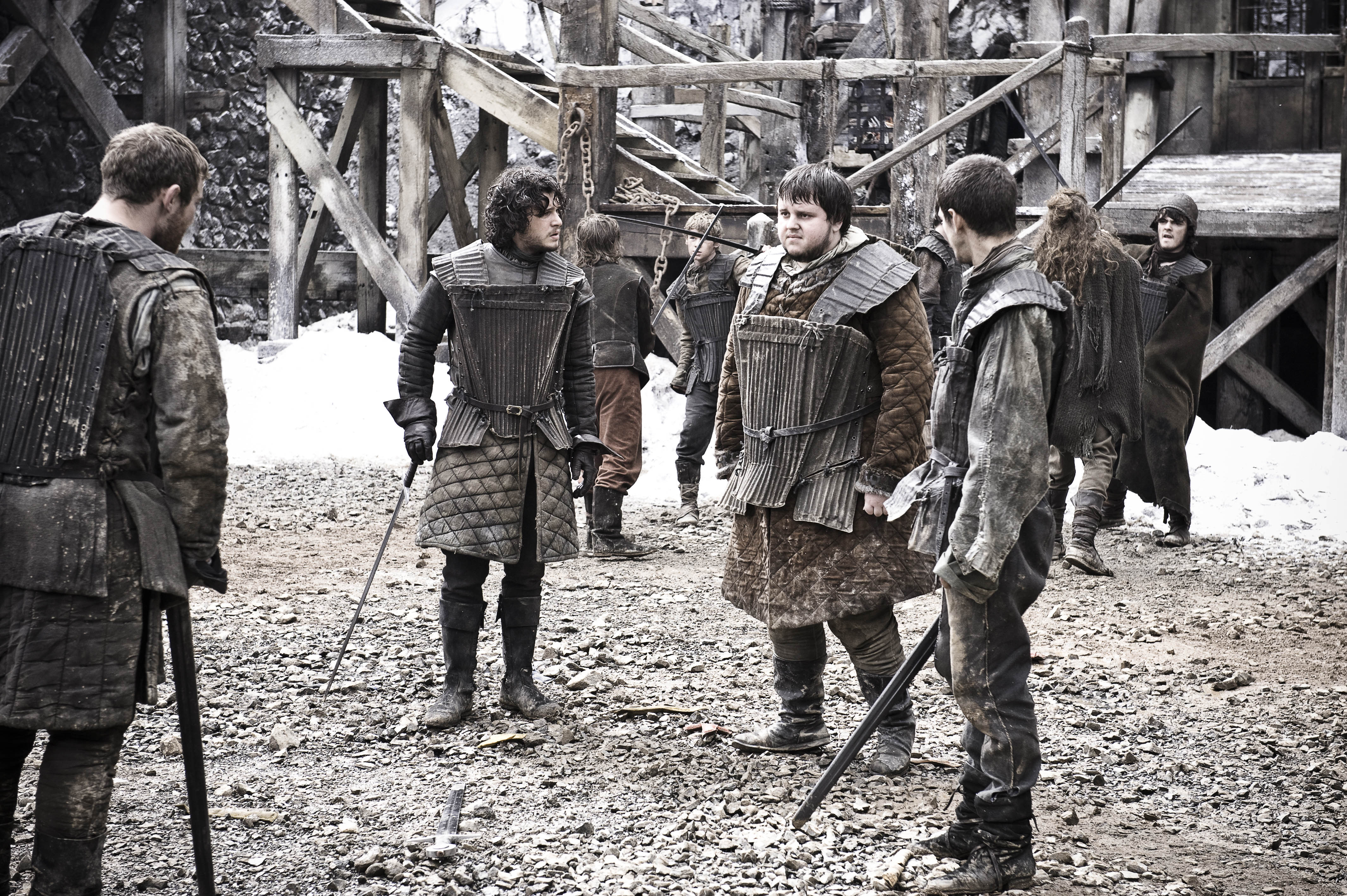 John Bradley and other men in armor HD Wallpaper
