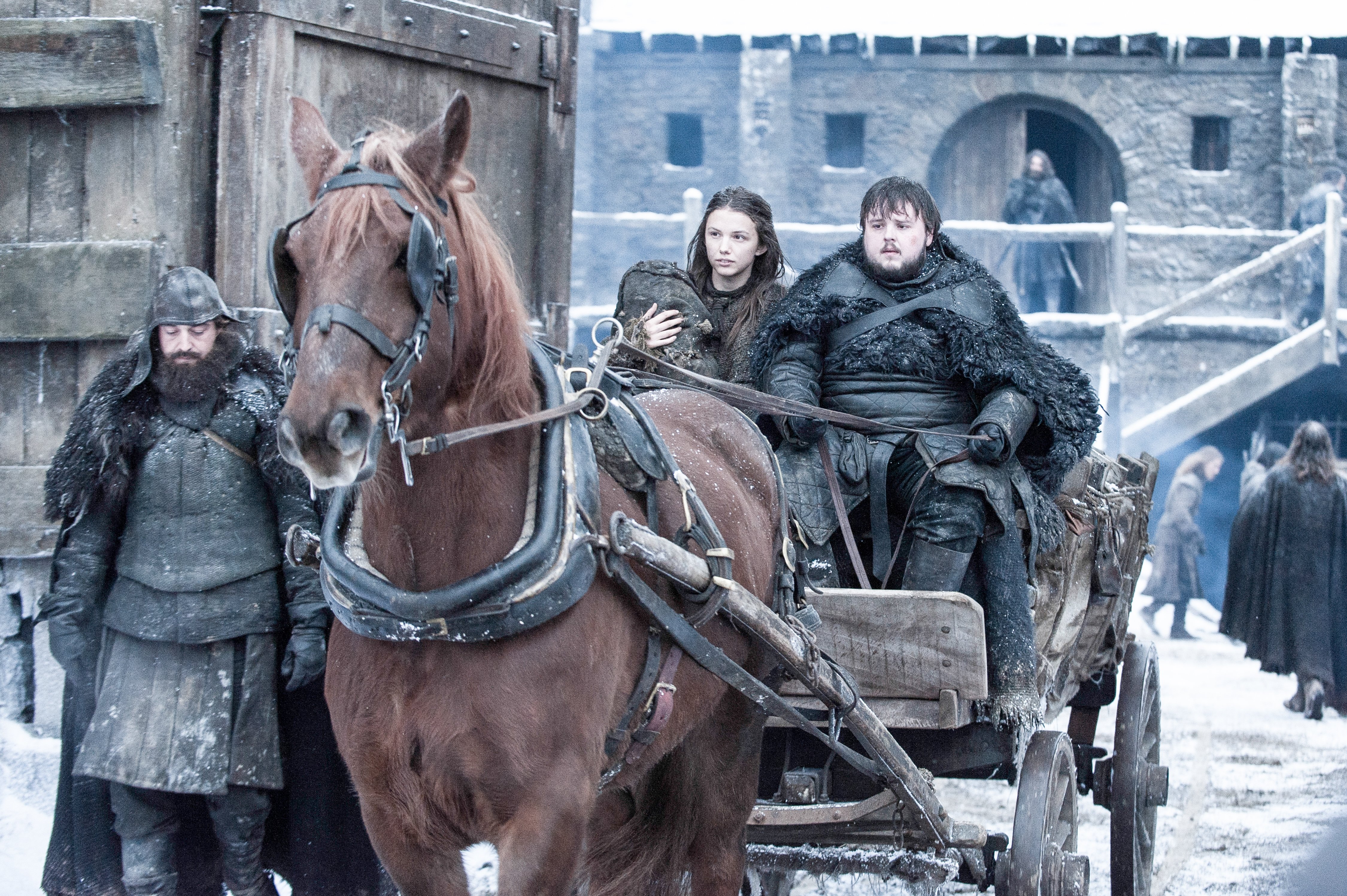 Samwell Tarly and Gilly from Game of Thrones HD Wallpaper