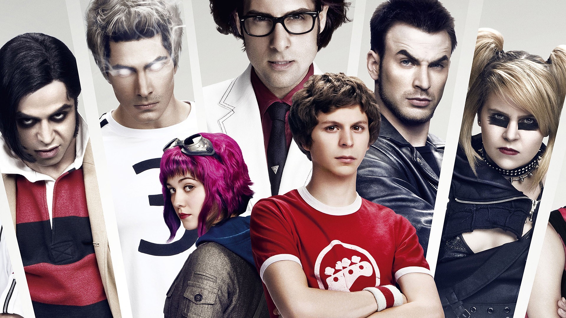 Scott Pilgrim vs. the World cast HD Wallpaper
