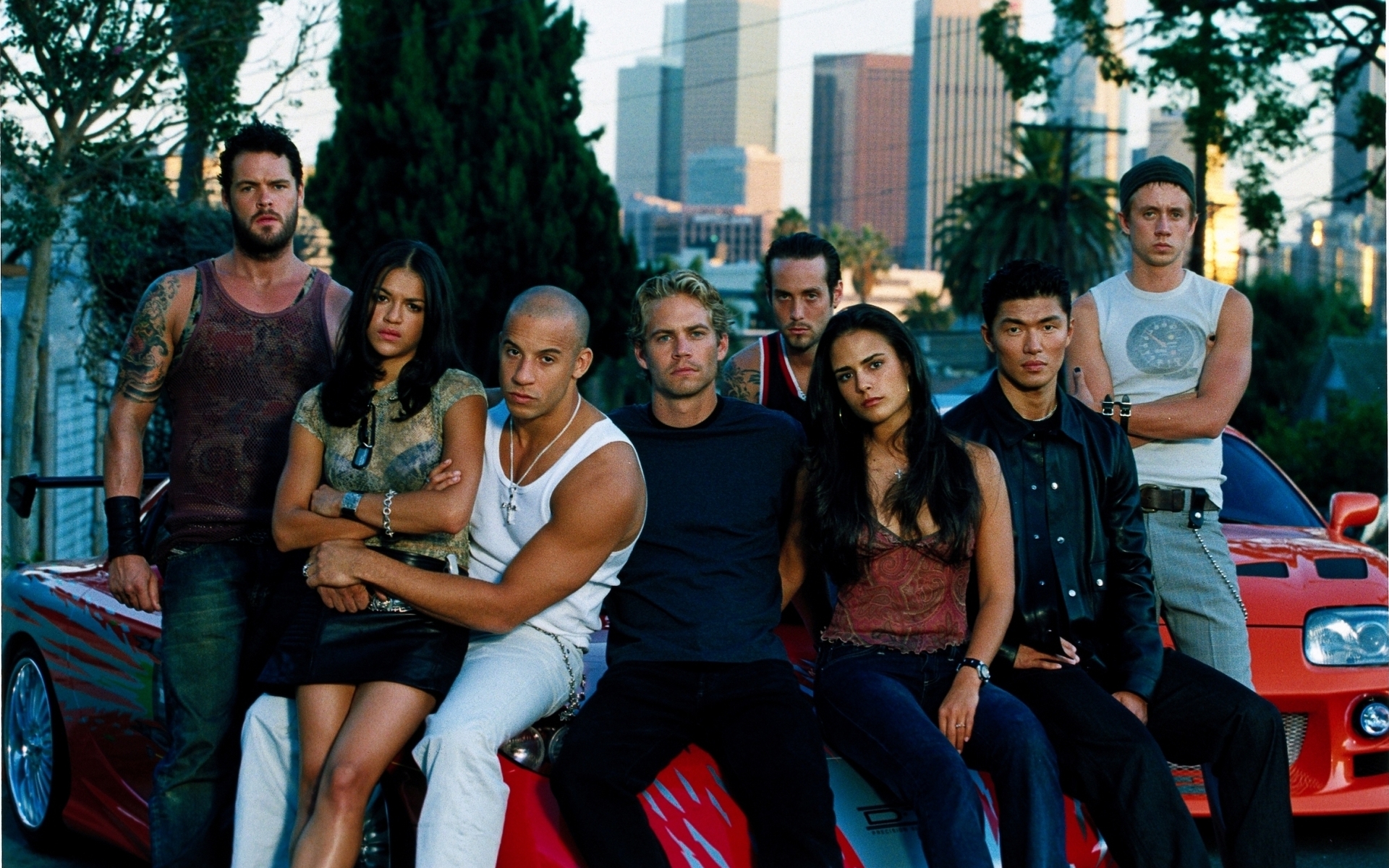 The Fast and the Furious cast HD Wallpaper