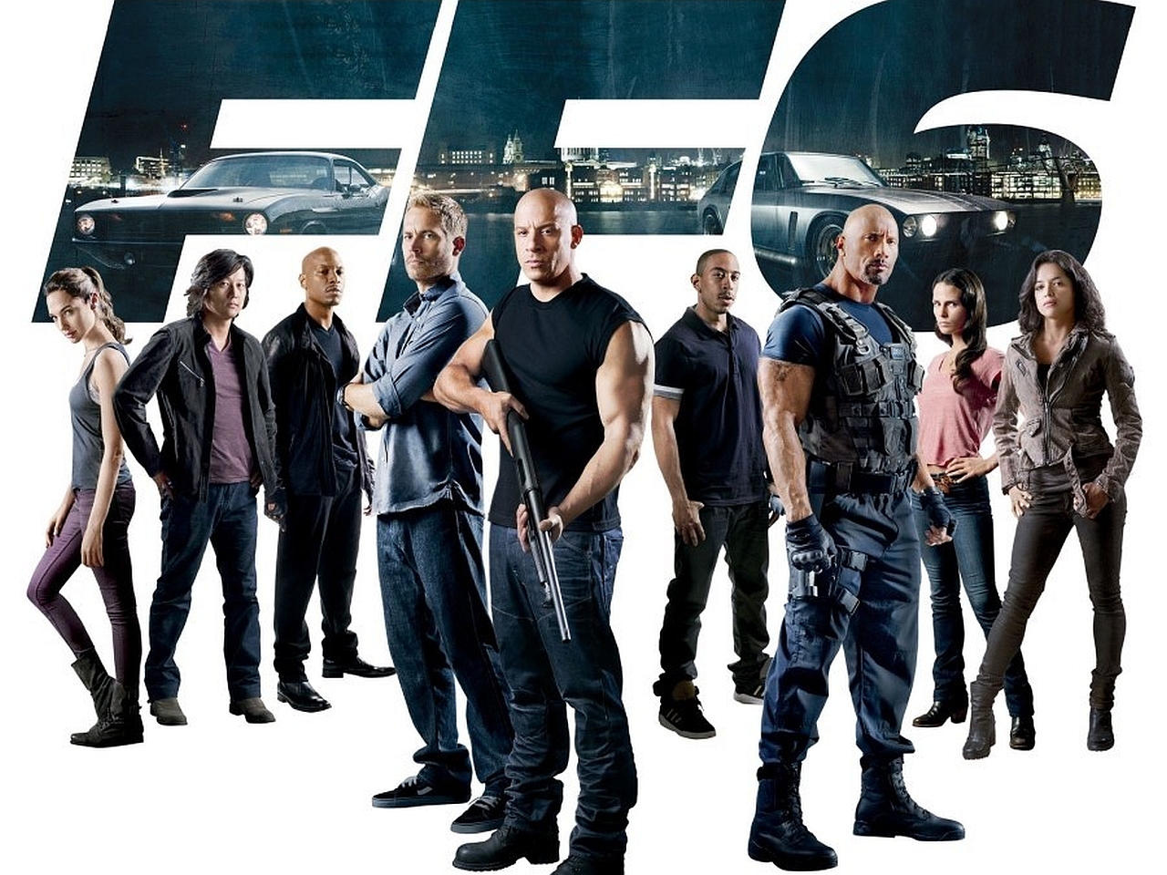 Fast & Furious 6 Cast HD Wallpaper