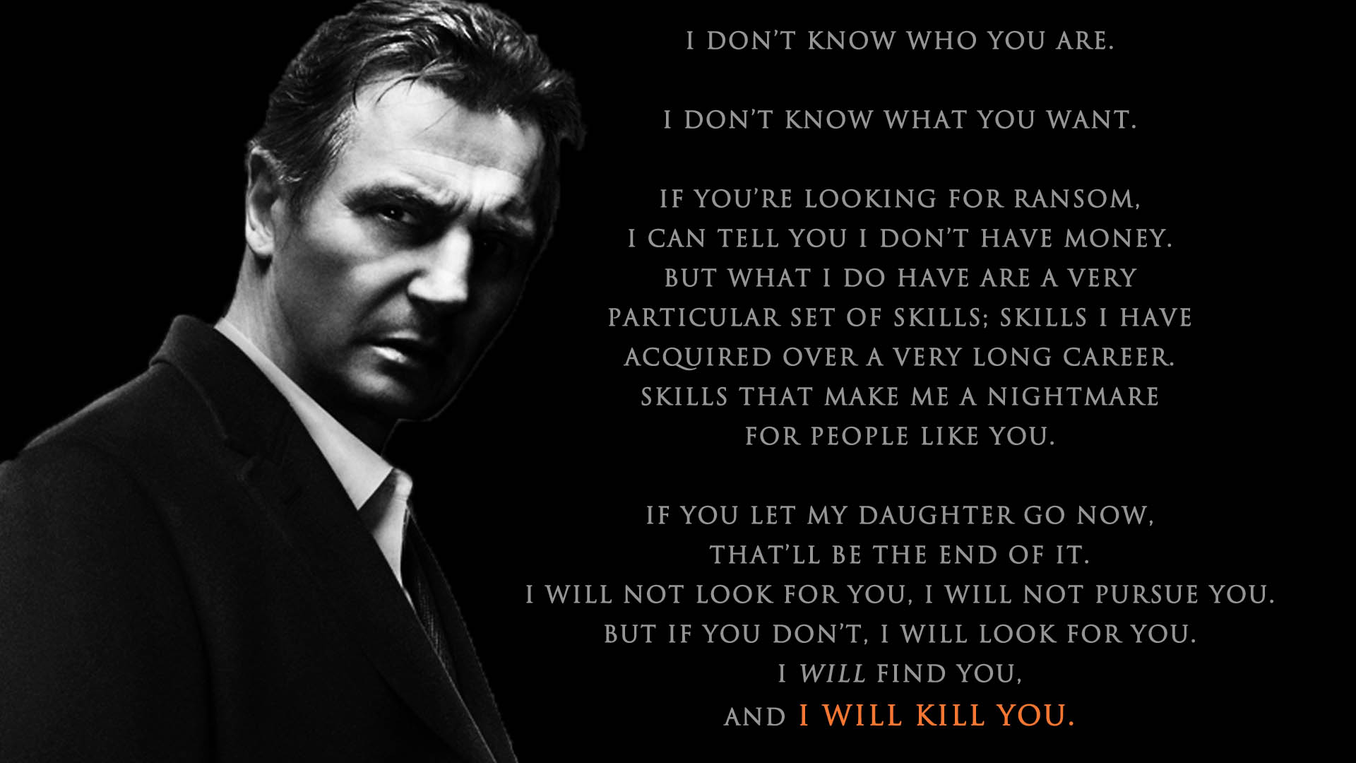 Liam Neeson in Taken HD Wallpaper