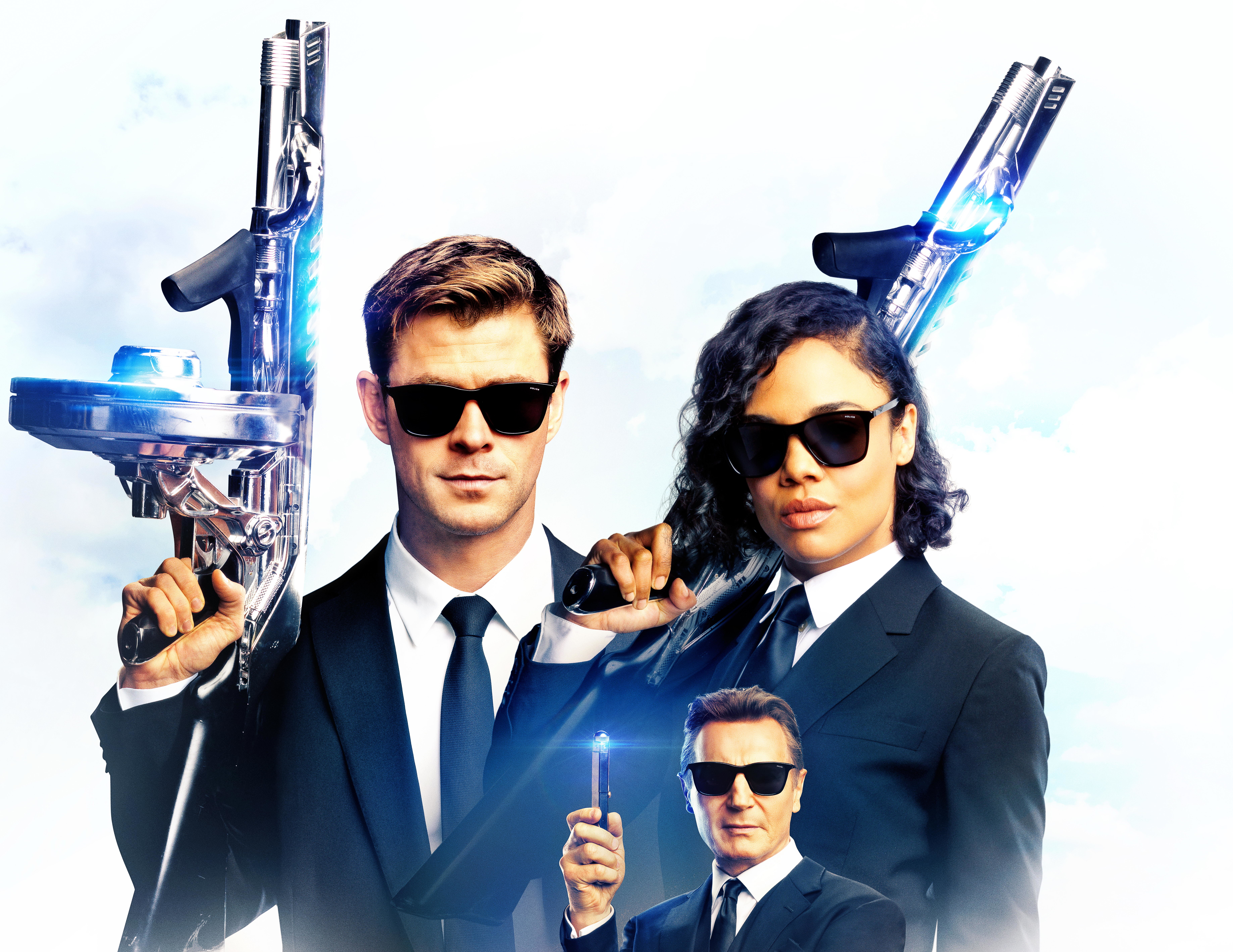 Men in Black: International Poster with Liam Neeson HD Wallpaper
