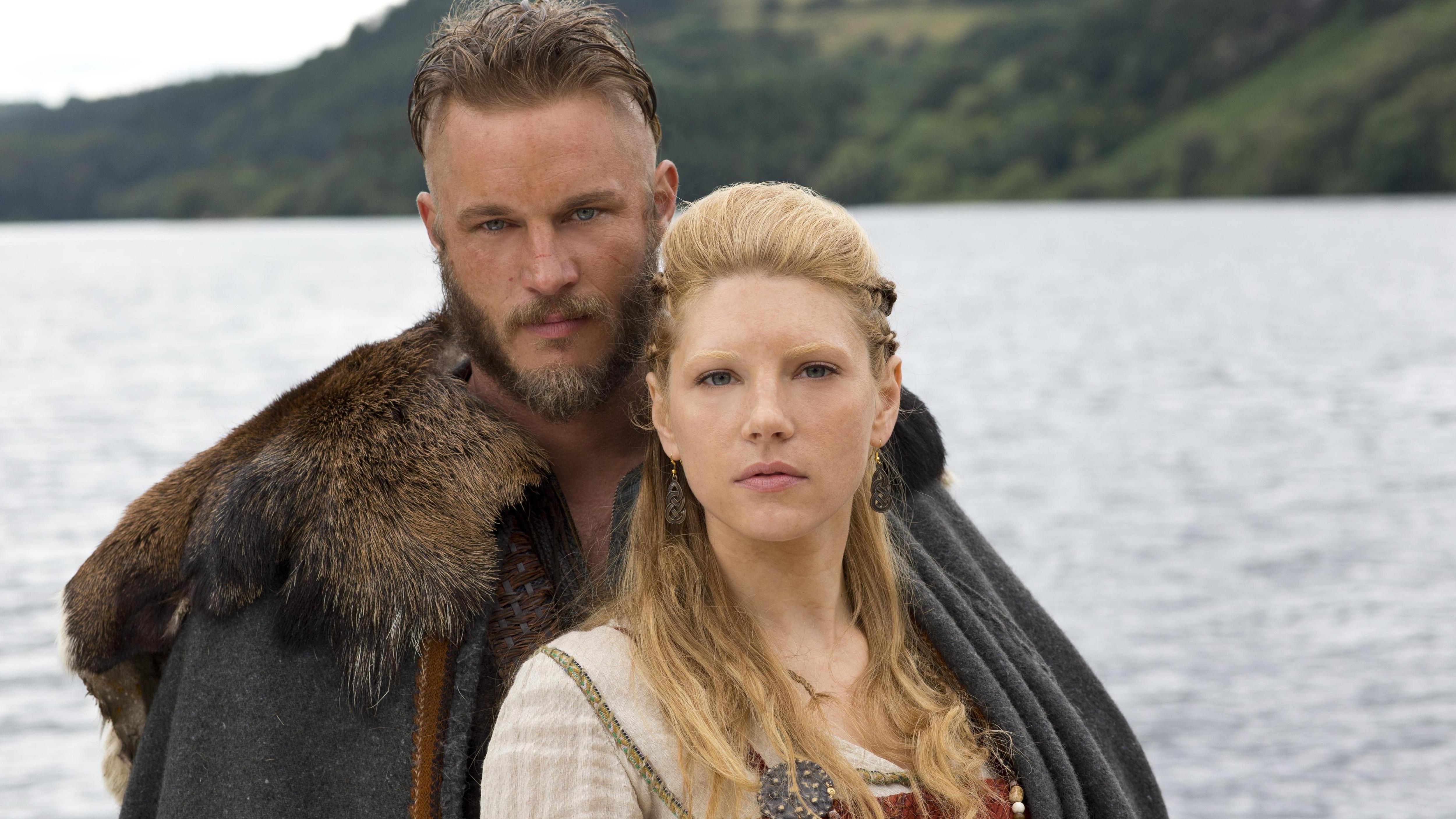 Ragnar Lothbrok and Lagertha from Vikings HD Wallpaper