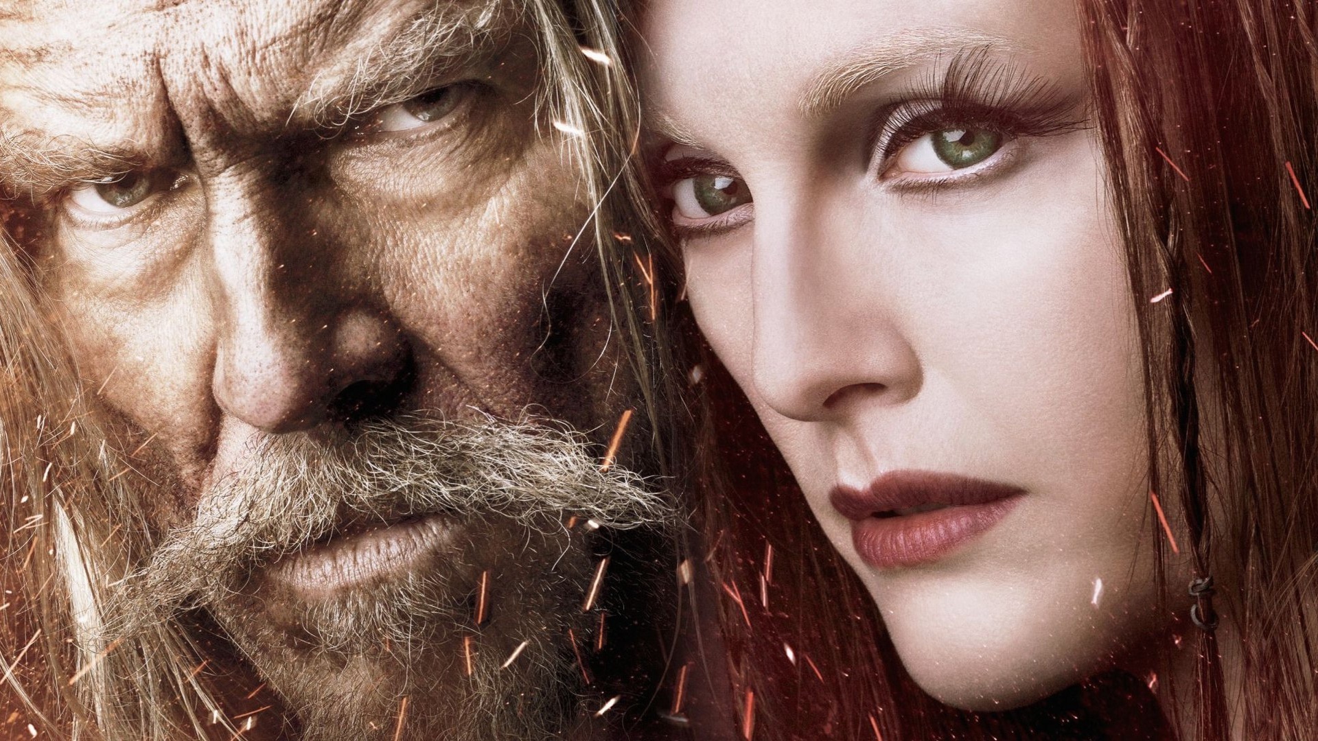 Julianne Moore and an old man HD Wallpaper