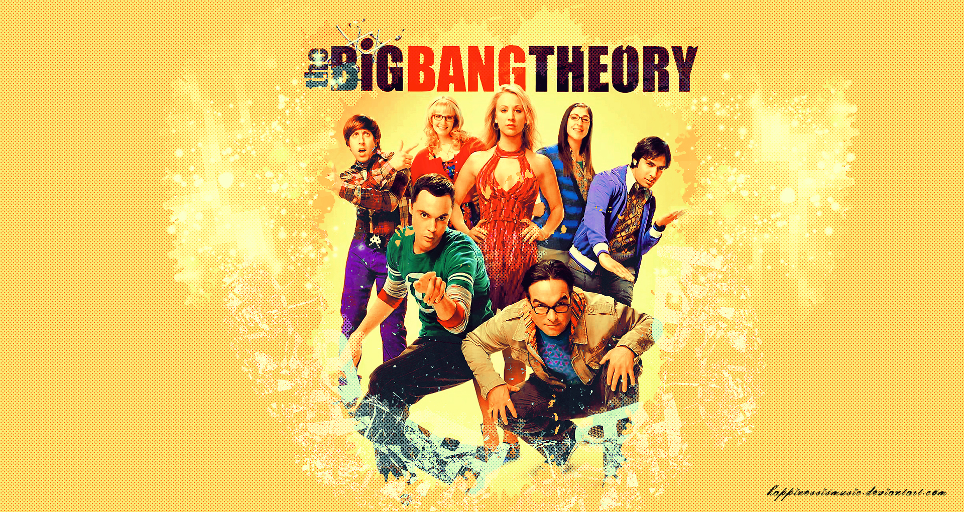 The Big Bang Theory Cast HD Wallpaper