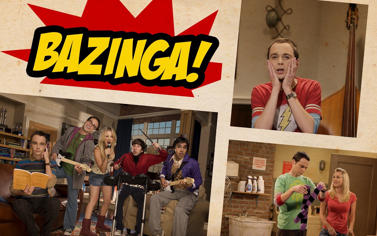The Big Bang Theory Bazinga Collage HD Wallpaper