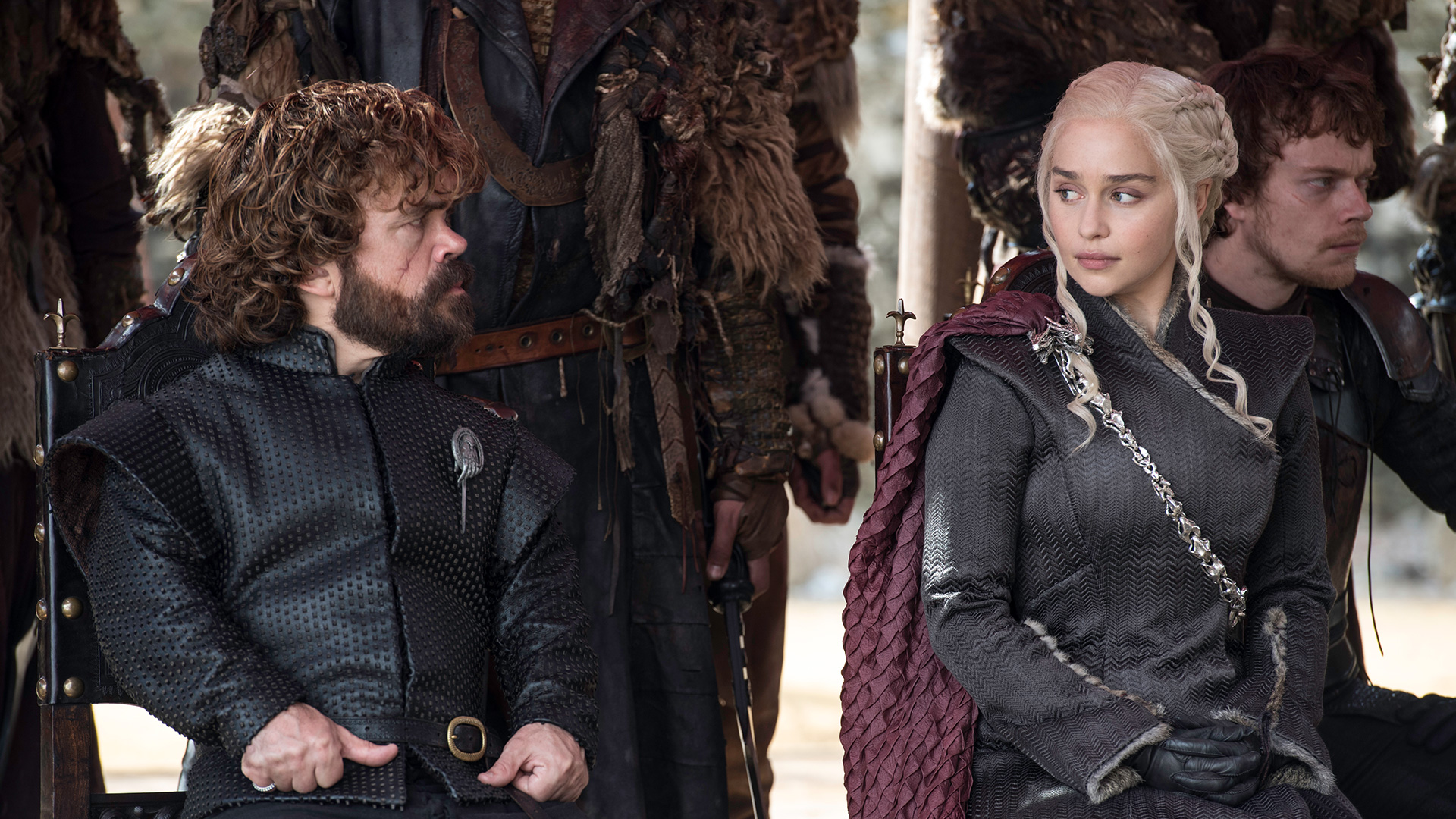 Tyrion Lannister and Daenerys Targaryen from Game of Thrones HD Wallpaper