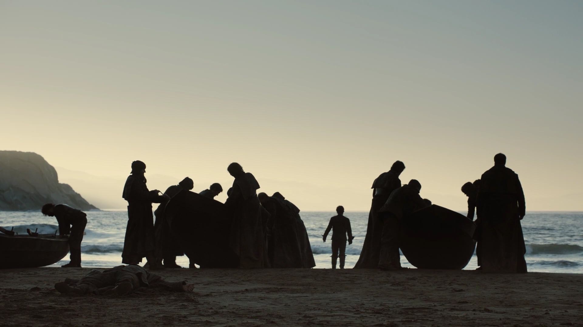 Theon Greyjoy from Game of Thrones on a beach HD Wallpaper