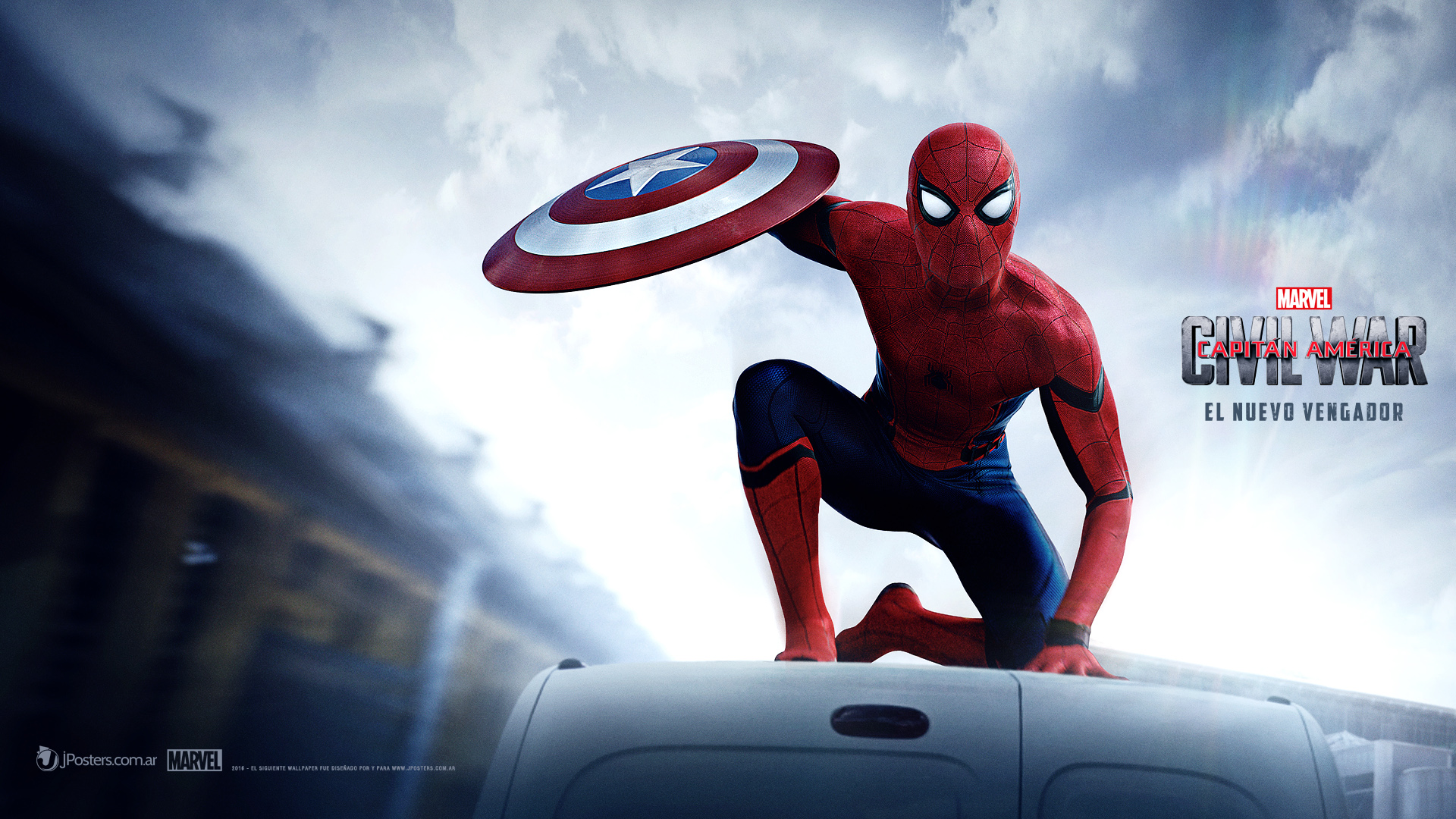 Spider-Man from Captain America: Civil War HD Wallpaper