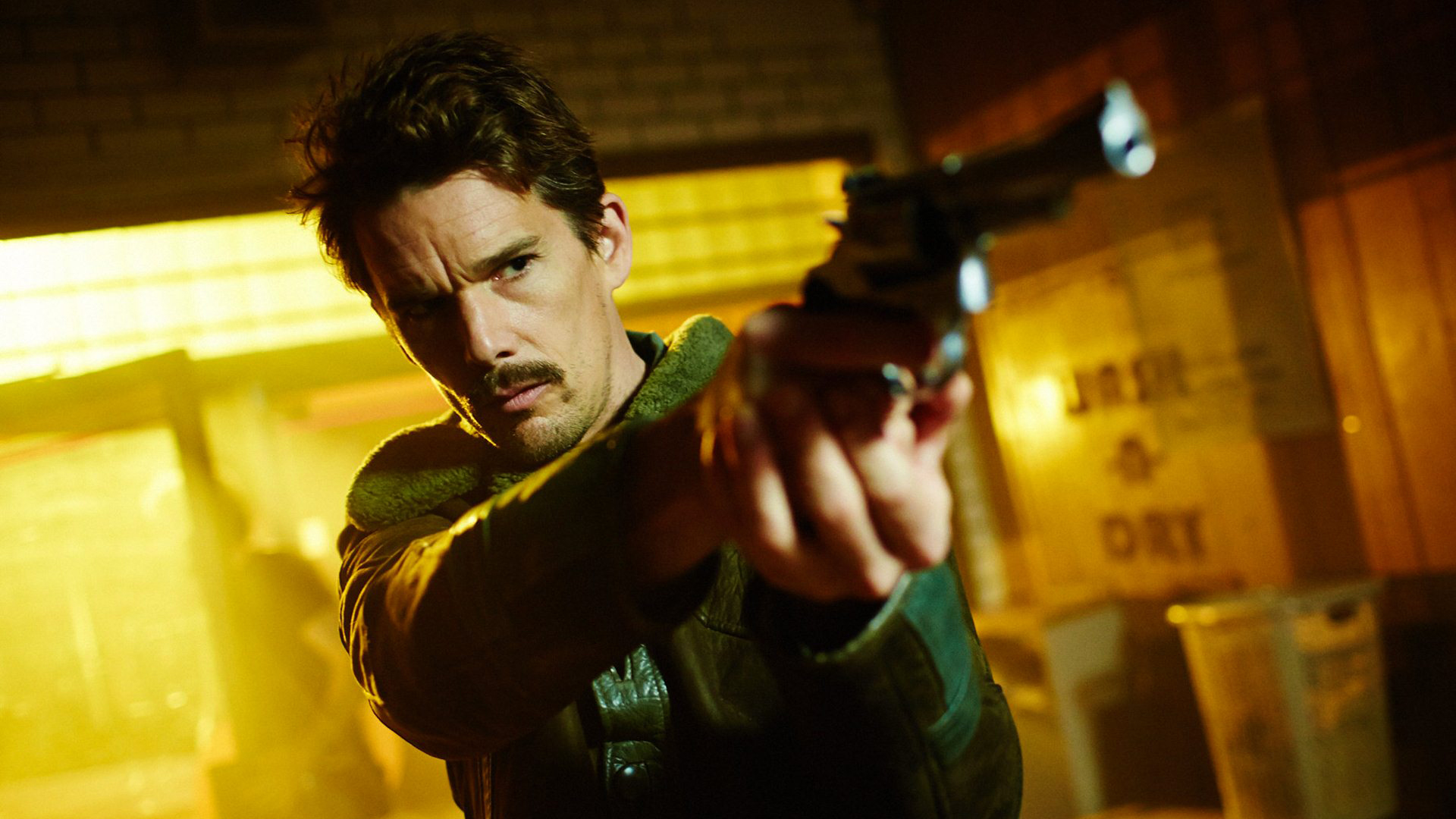 Ethan Hawke holding a gun HD Wallpaper