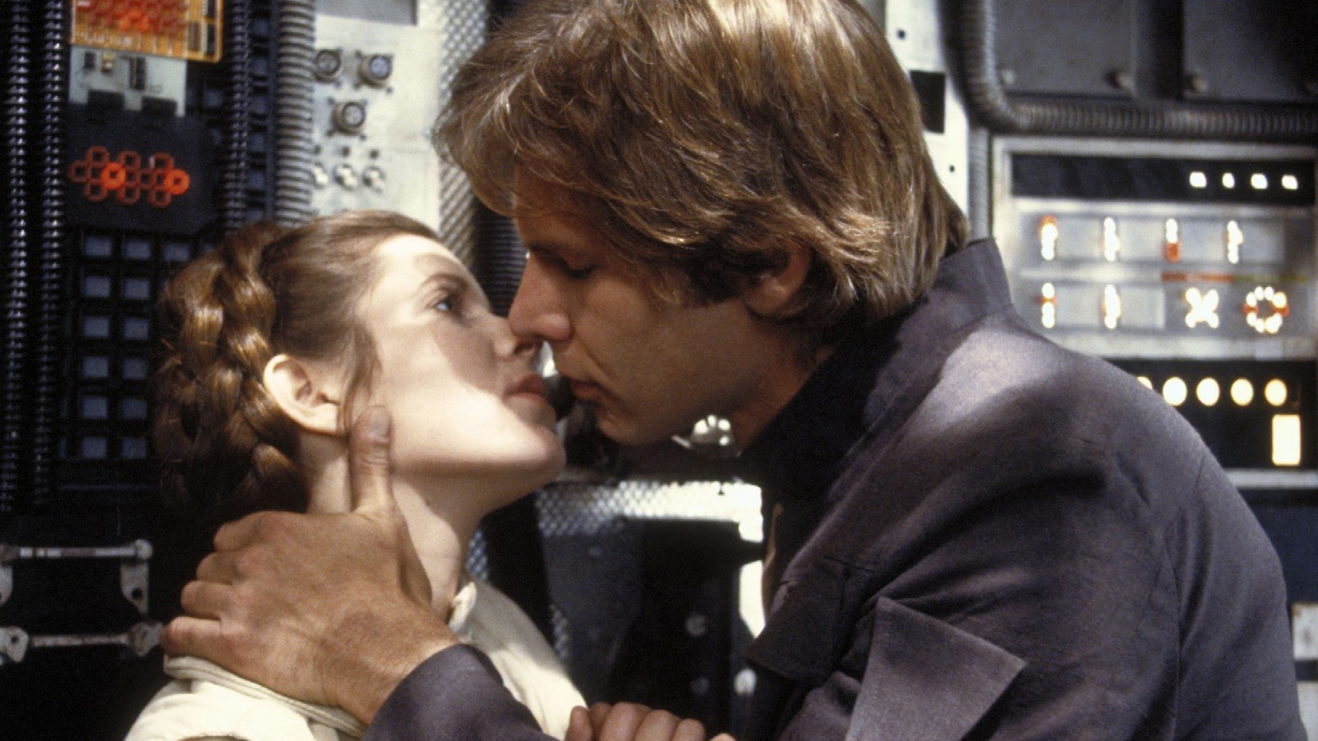 Han Solo and Princess Leia from Star Wars HD Wallpaper