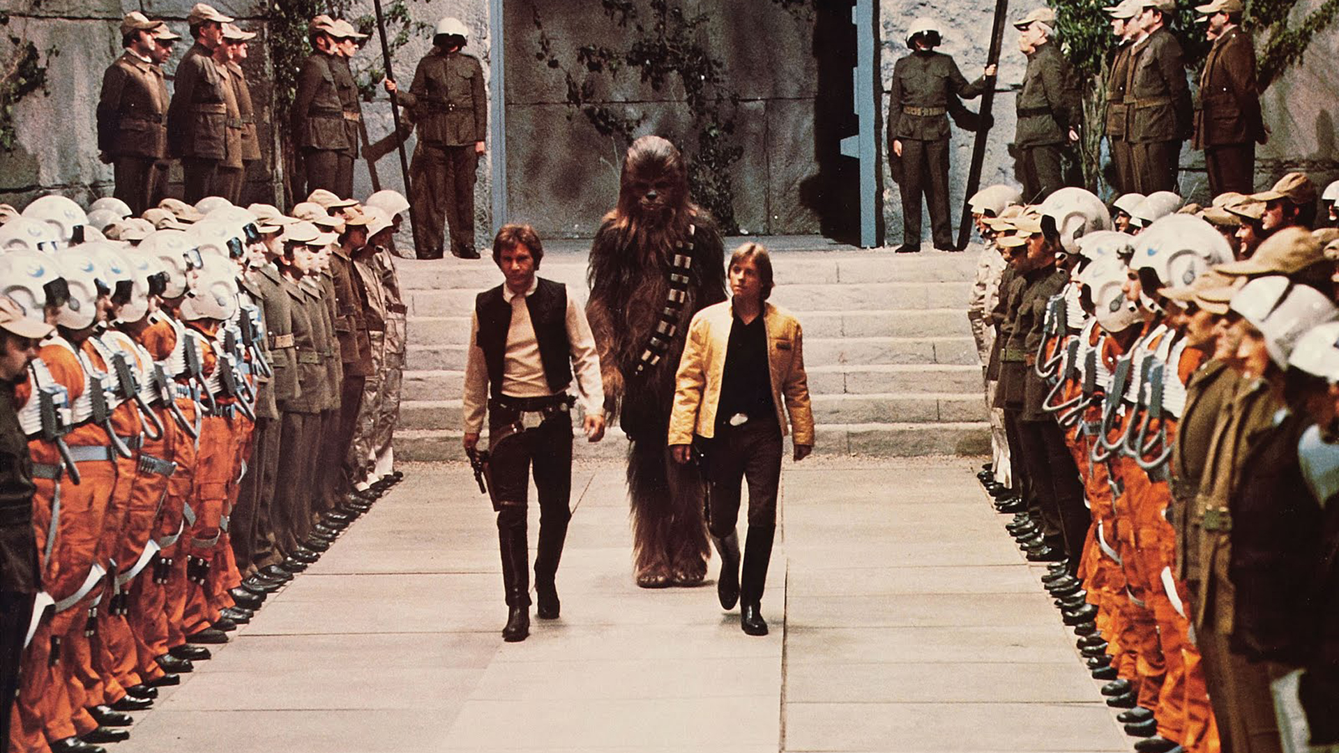 Han Solo and Luke Skywalker from Star Wars HD Wallpaper