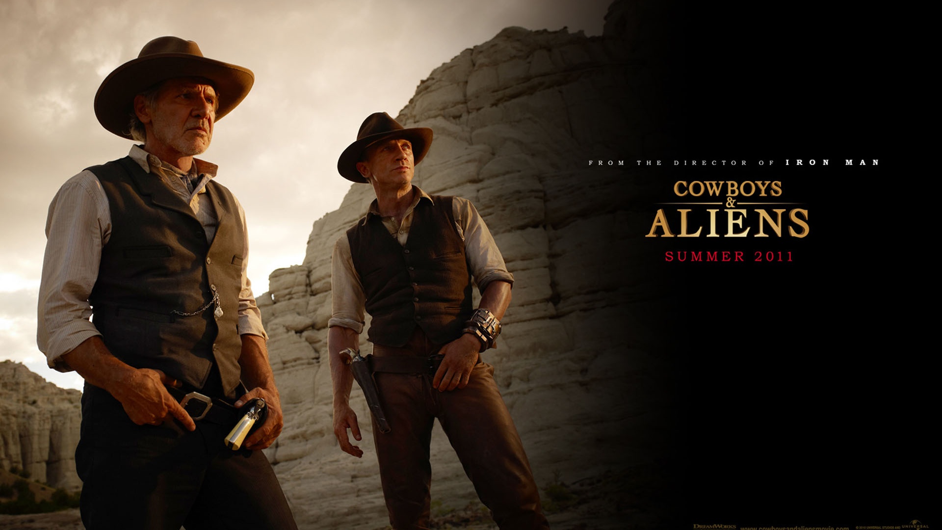 Cowboys & Aliens Movie Poster HD Wallpaper
