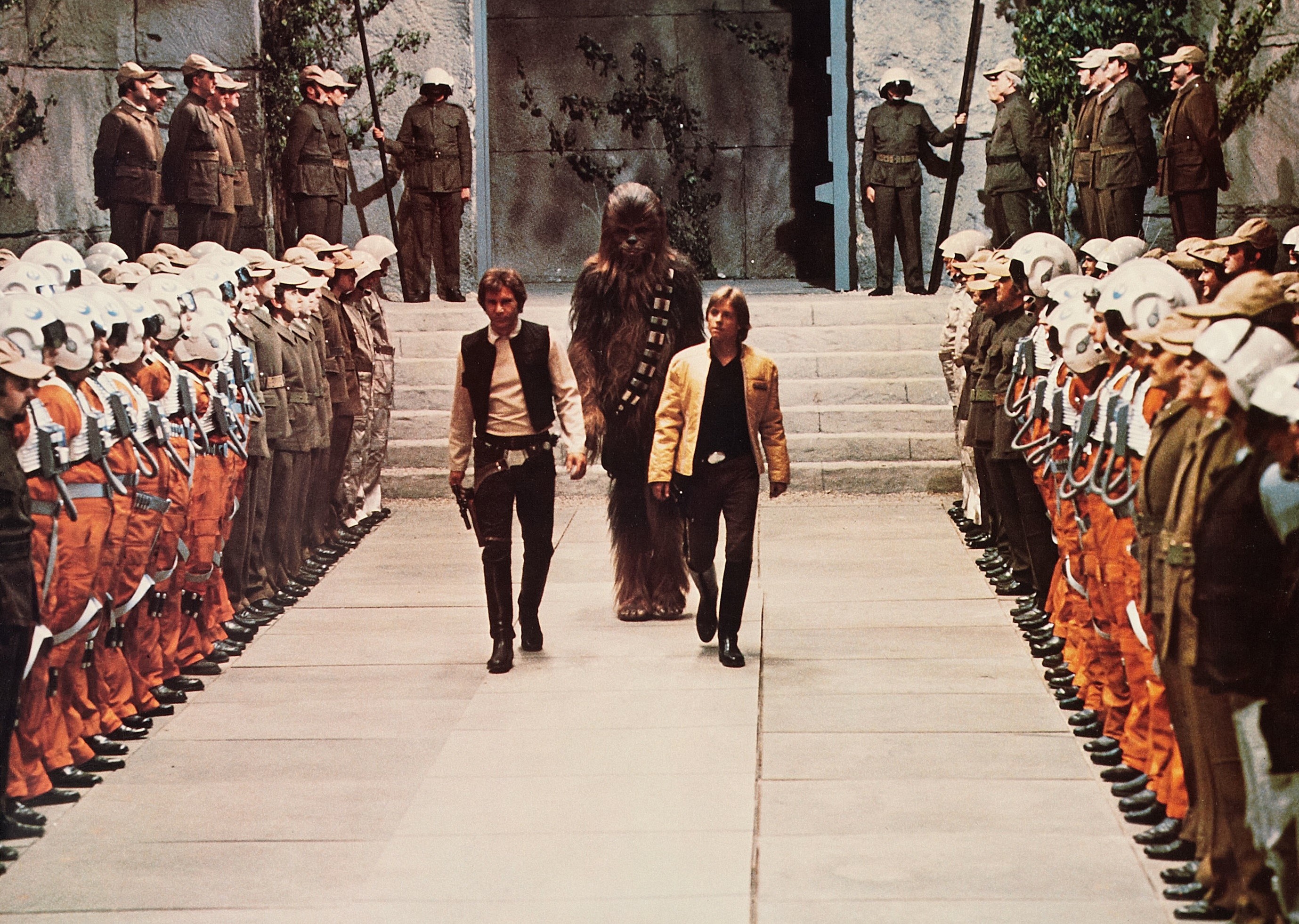 Han Solo and Luke Skywalker from Star Wars HD Wallpaper