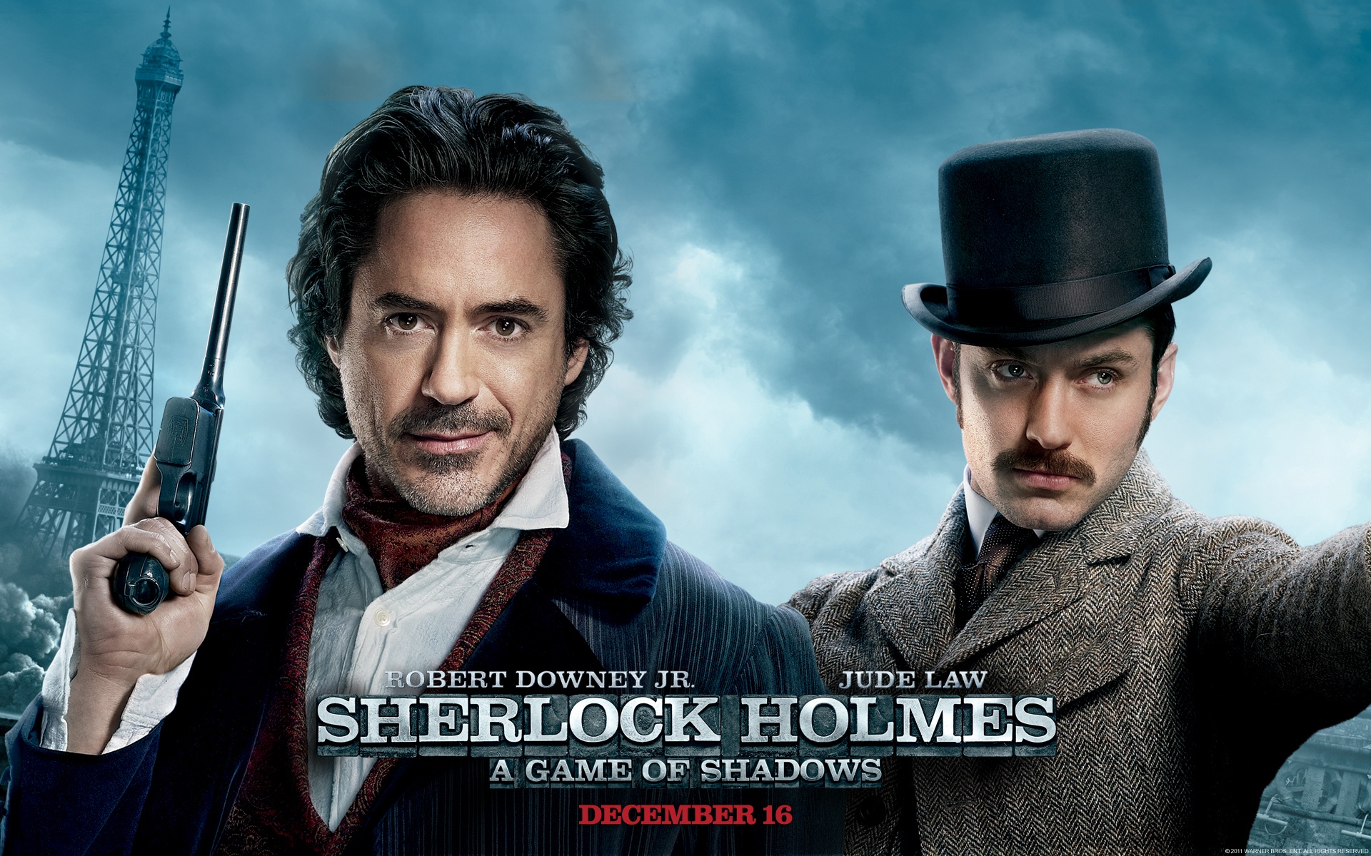 Sherlock Holmes: A Game of Shadows movie poster HD Wallpaper