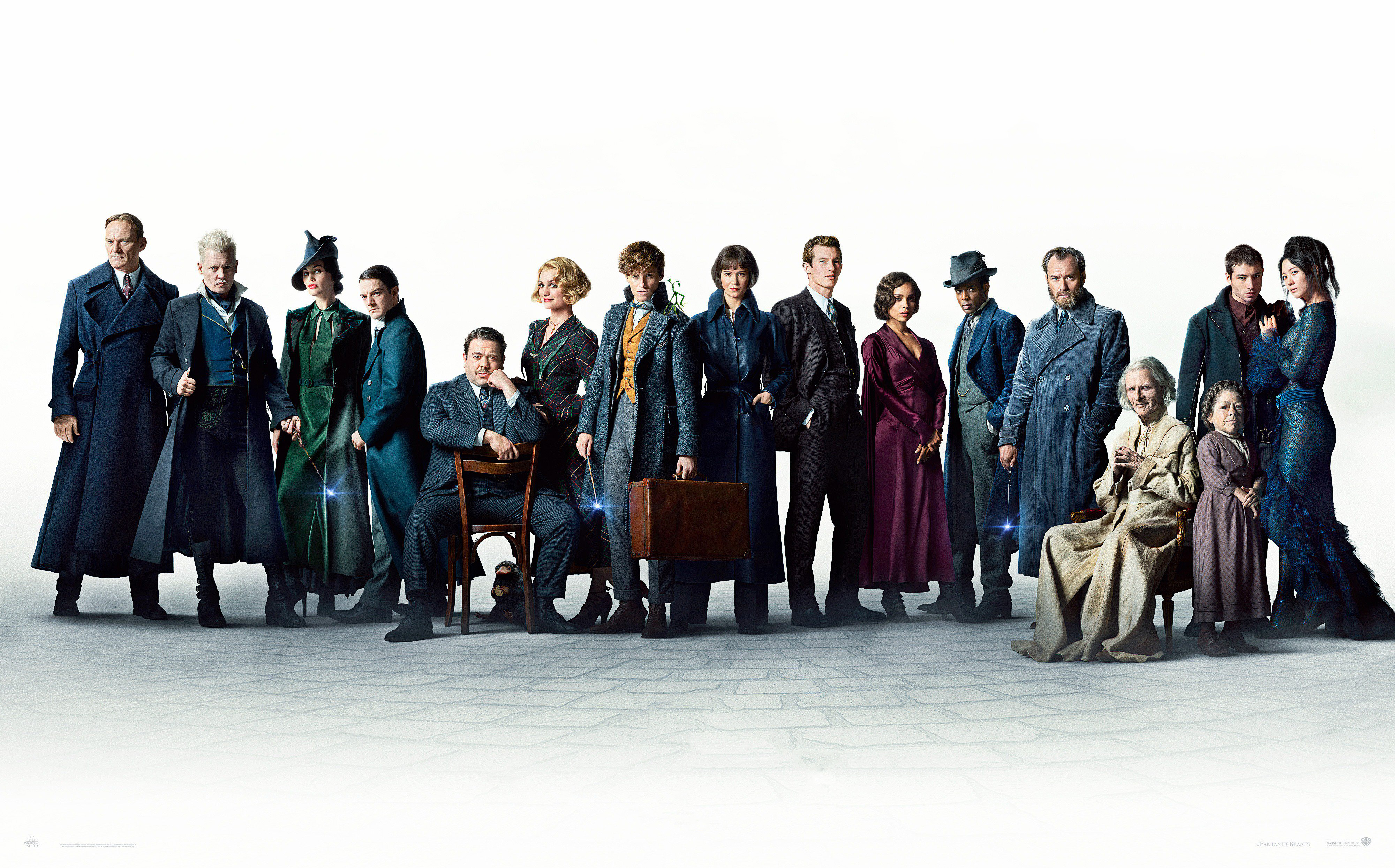 Fantastic Beasts: The Crimes of Grindelwald cast HD Wallpaper