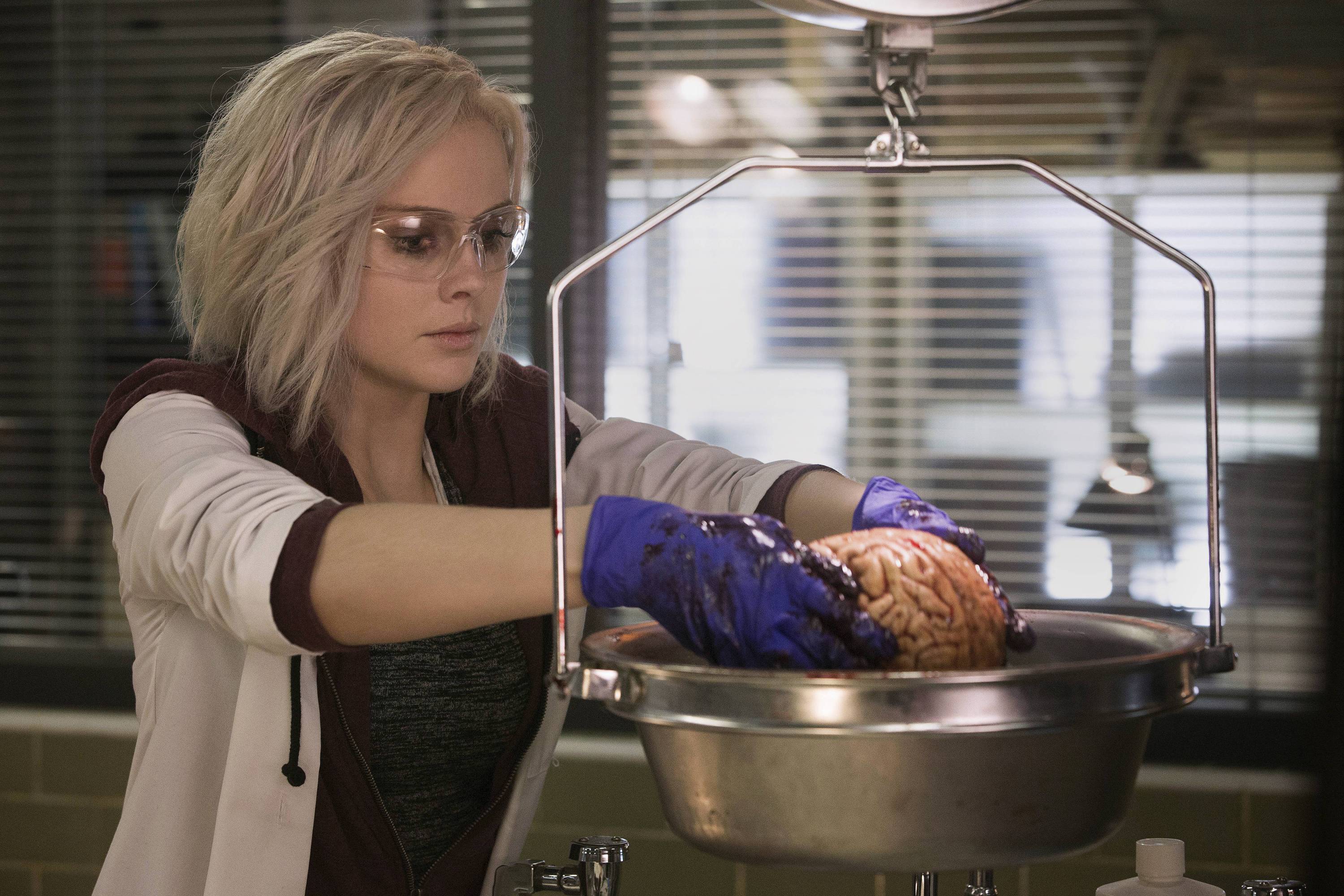 Rose McIver in a laboratory setting HD Wallpaper