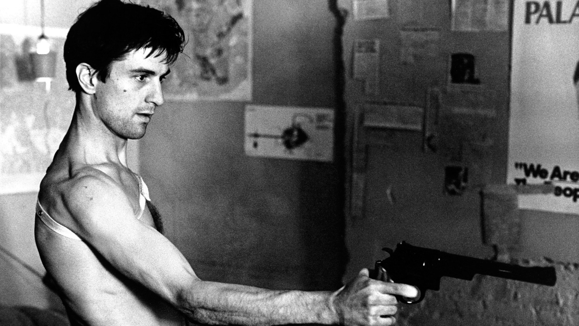 Robert De Niro holding a gun HD Wallpaper