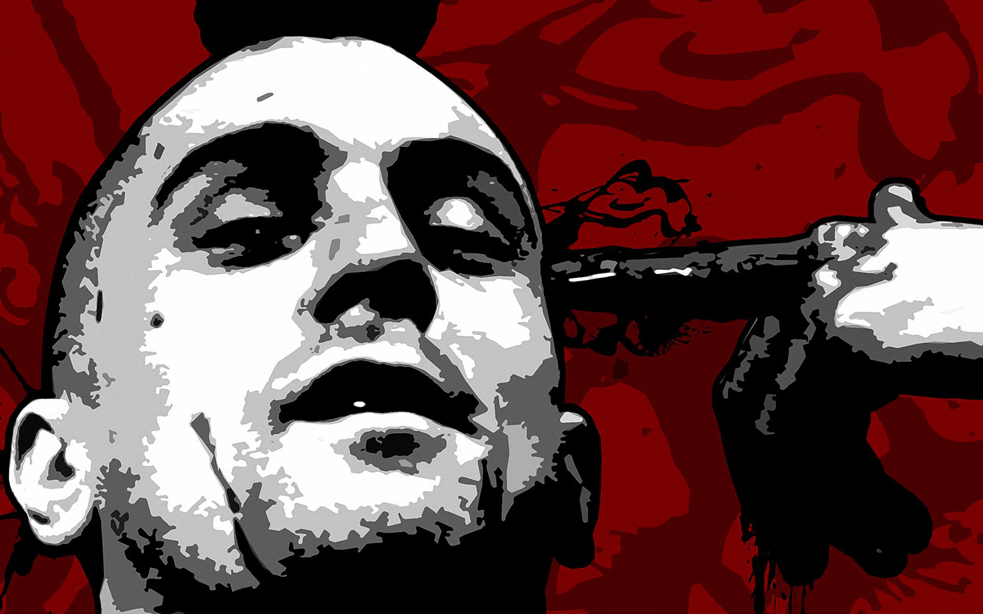 Robert De Niro with a gun to his head HD Wallpaper