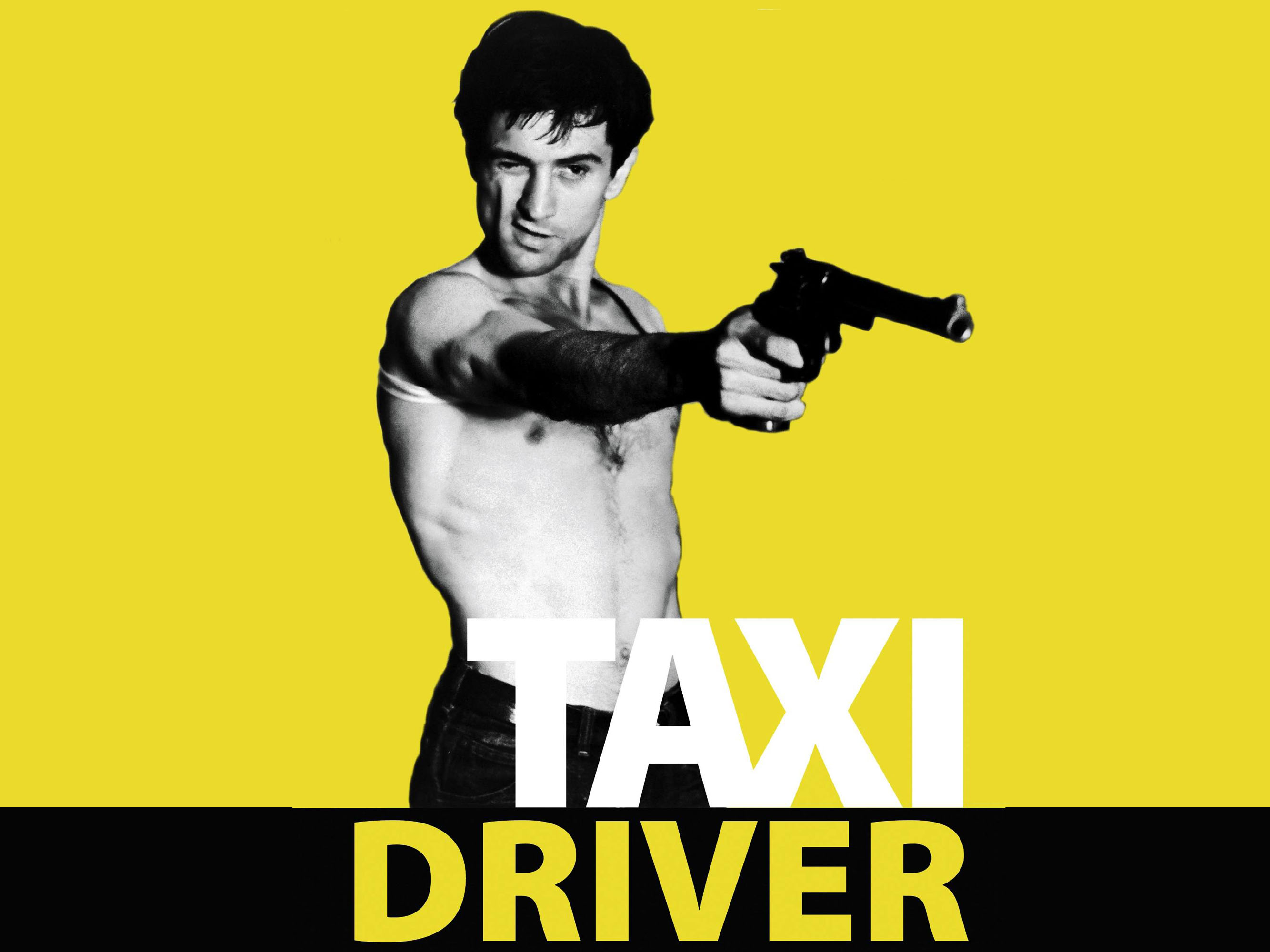 Taxi Driver Robert De Niro with Gun HD Wallpaper