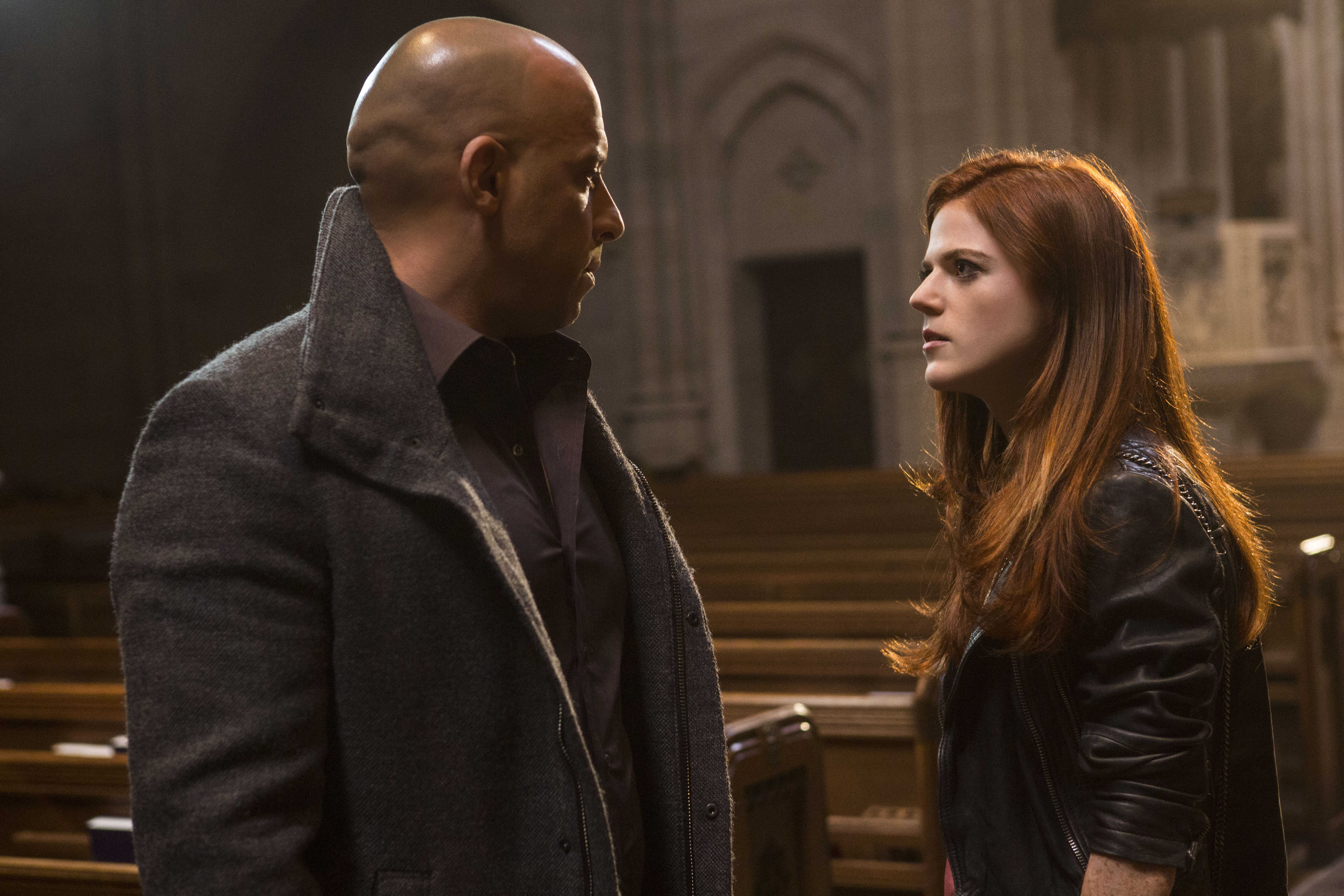 Vin Diesel and Rose Leslie in The Last Witch Hunter HD Wallpaper