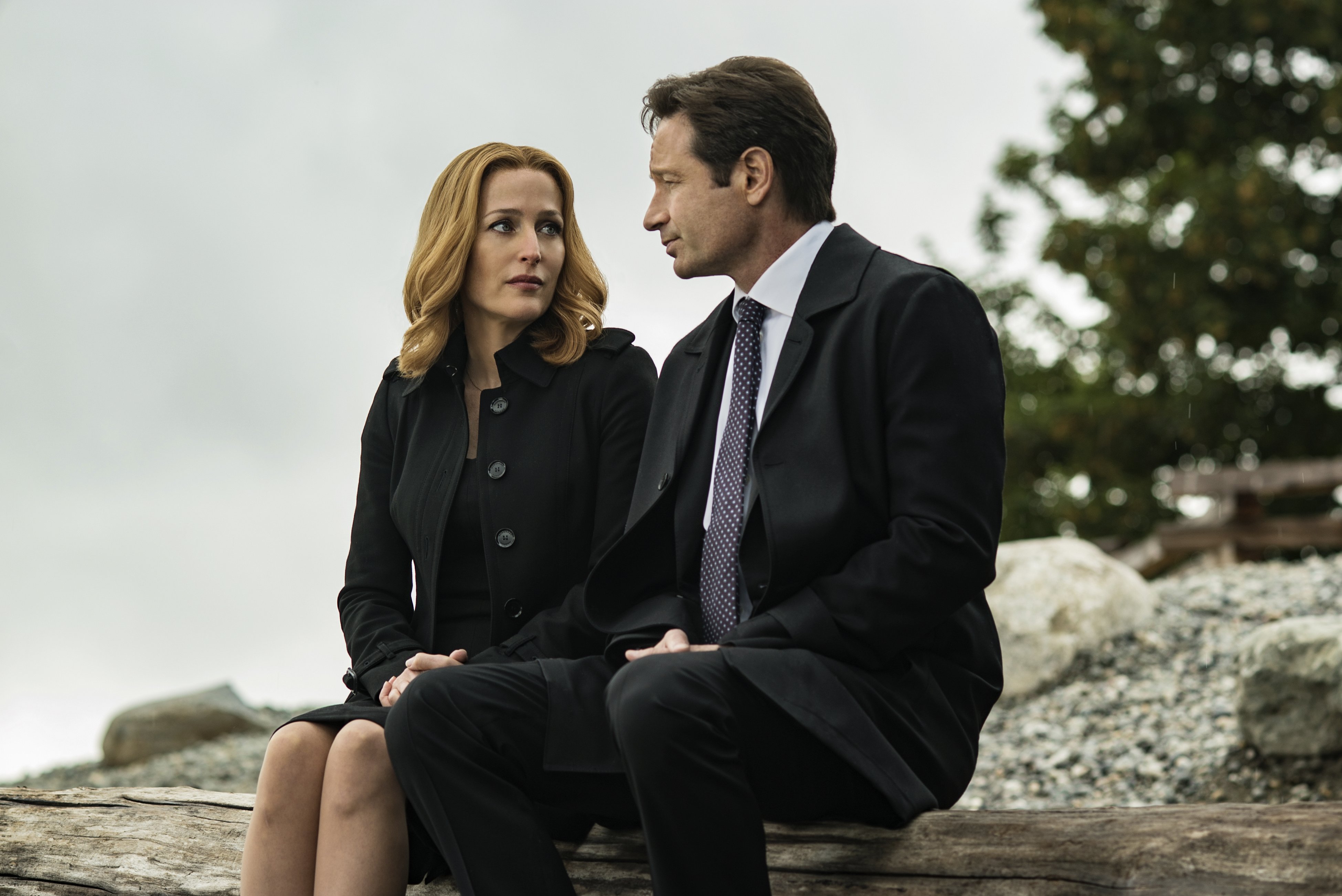 Fox Mulder and Dana Scully from The X-Files HD Wallpaper