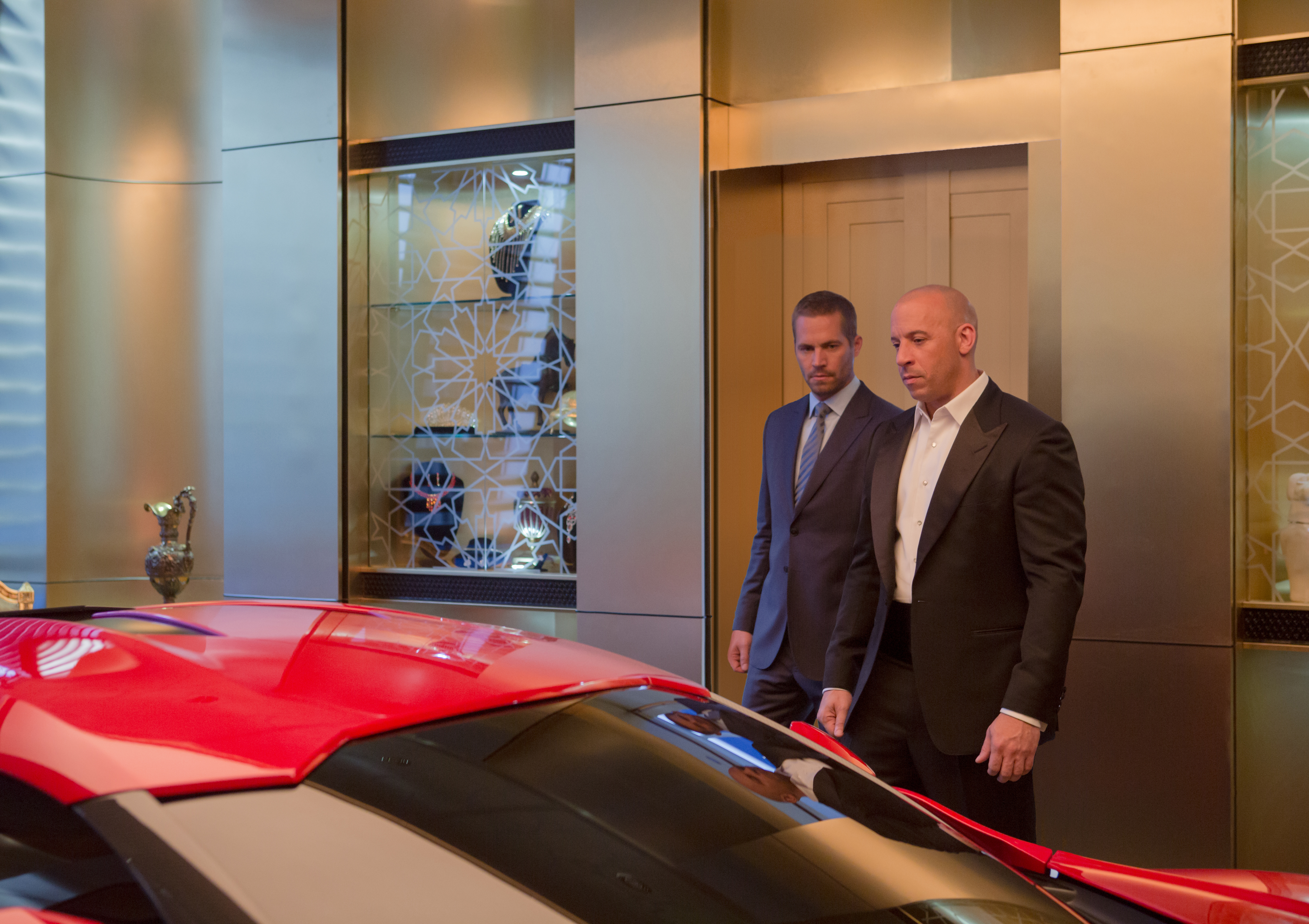 Paul Walker and Vin Diesel in Fast & Furious 7 HD Wallpaper