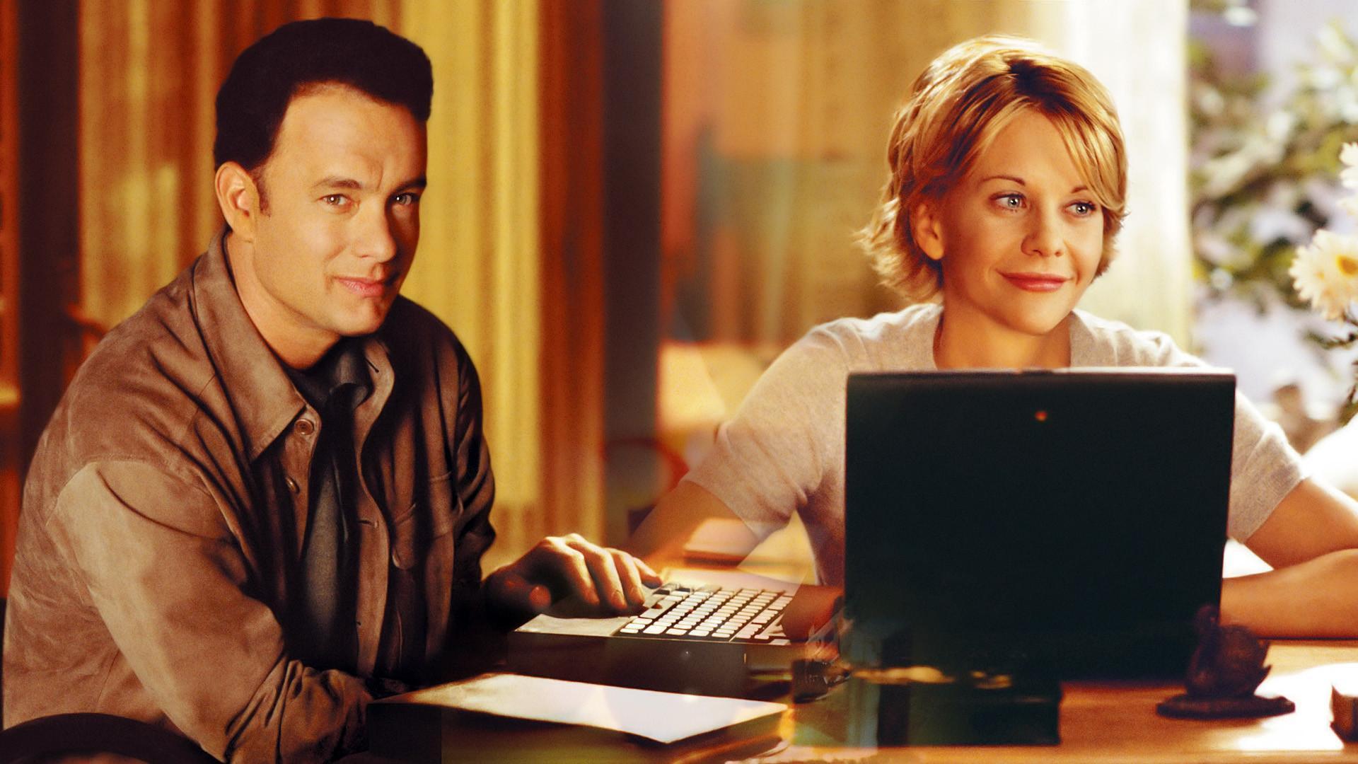 Tom Hanks and Meg Ryan in You've Got Mail HD Wallpaper