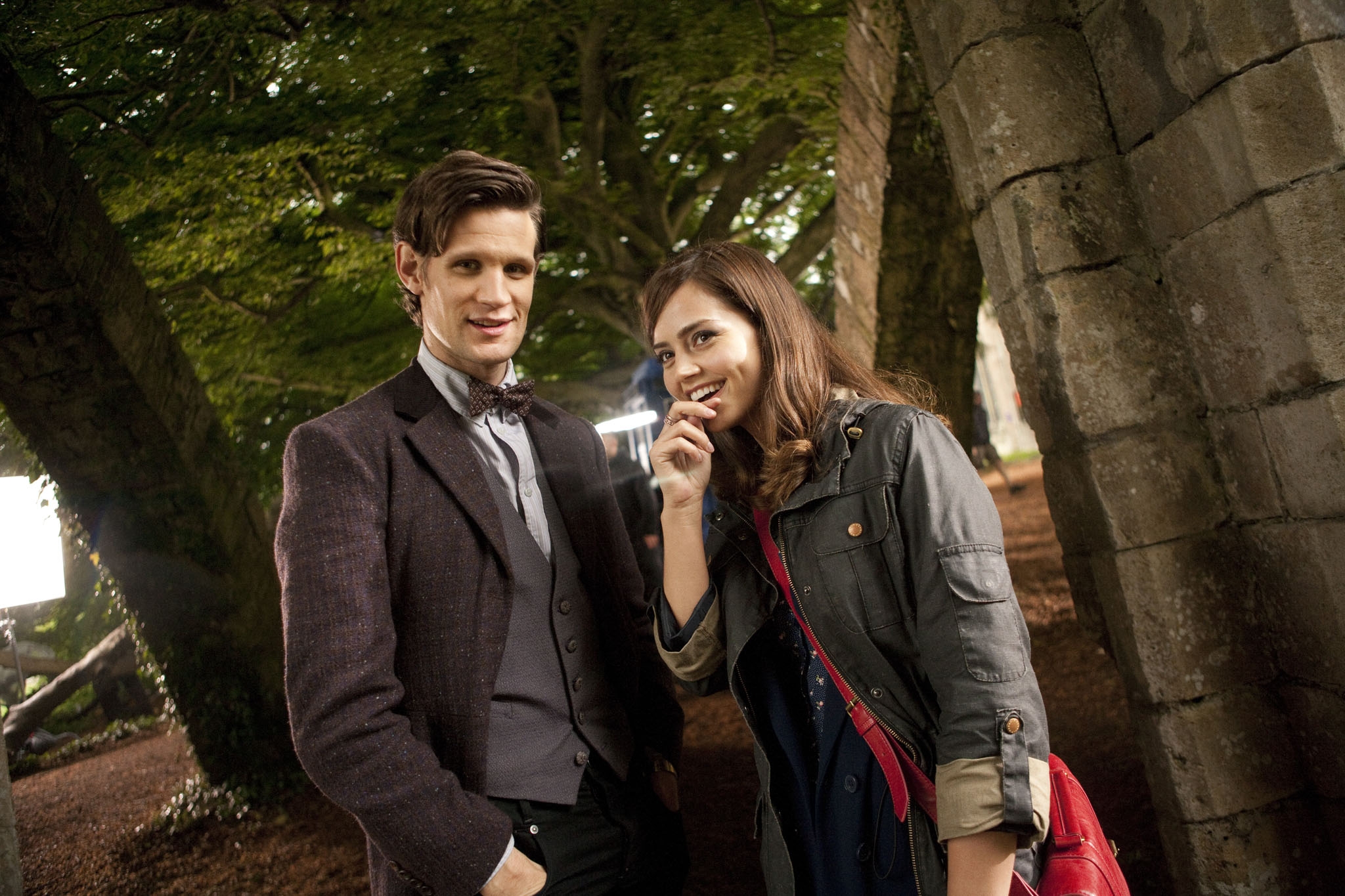 Matt Smith and Jenna Coleman from Doctor Who HD Wallpaper