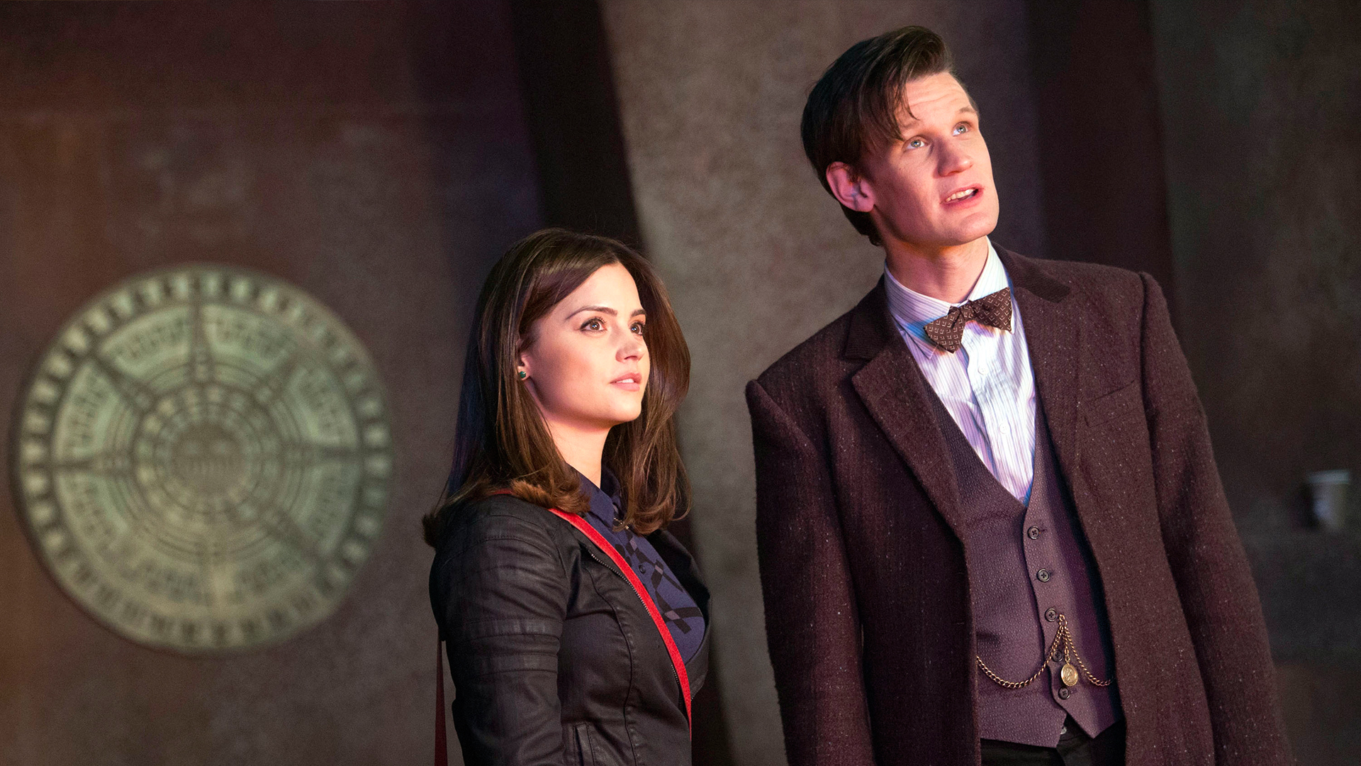 Jenna Coleman and Matt Smith from Doctor Who HD Wallpaper