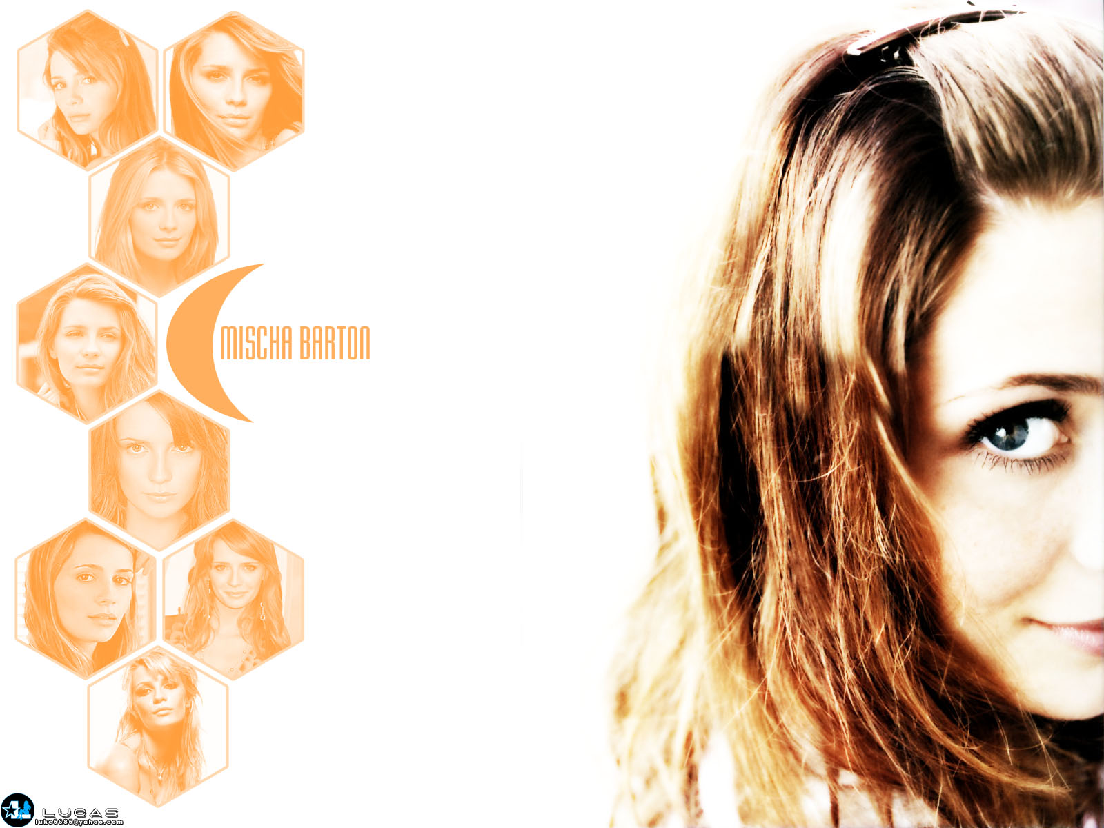 Mischa Barton collage HD Wallpaper