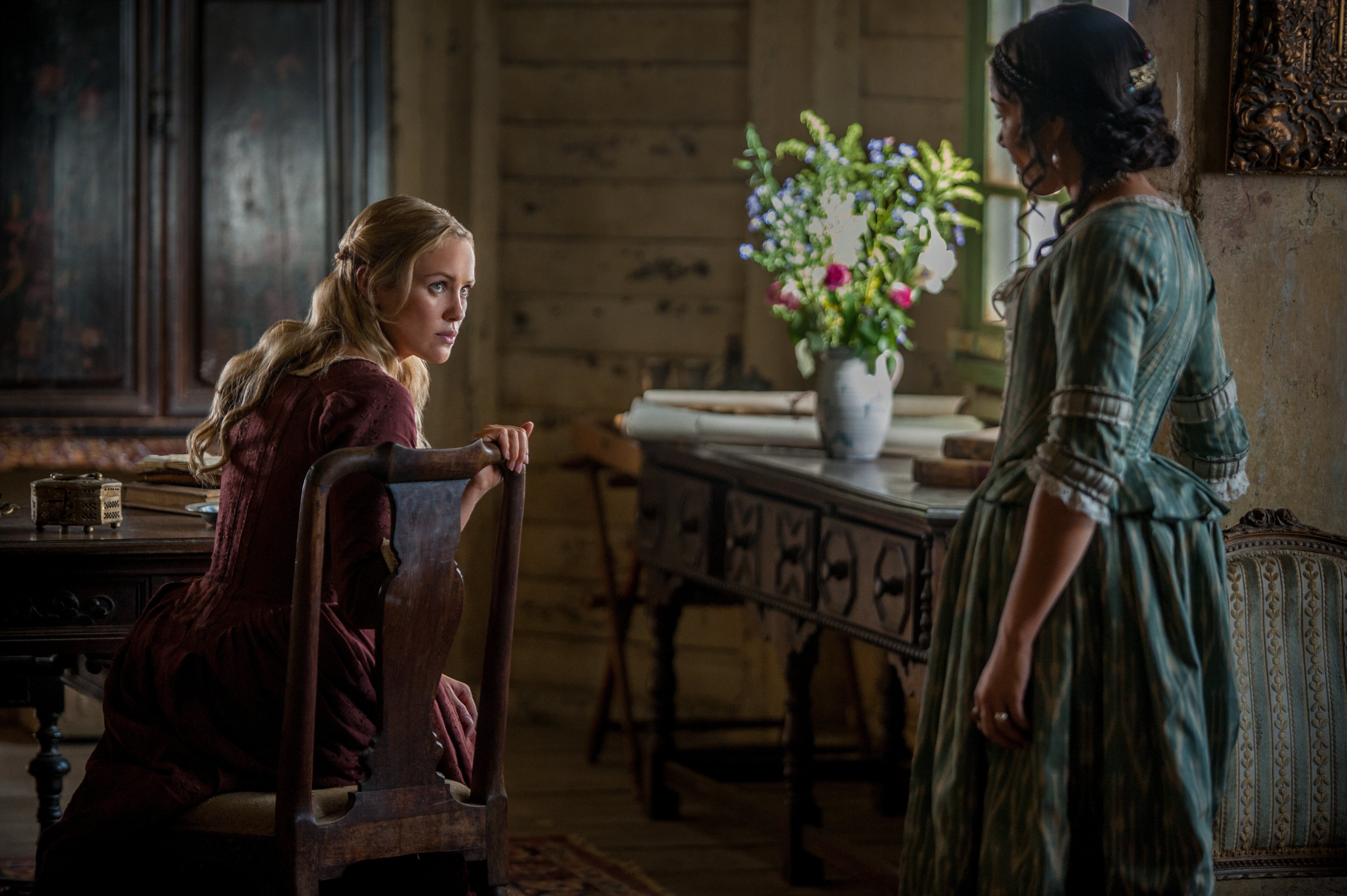 Hannah New in a period drama scene HD Wallpaper