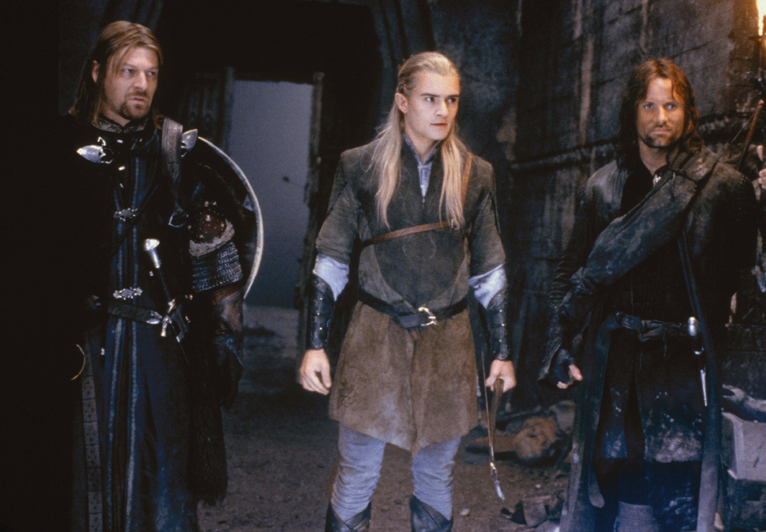 Boromir, Legolas, and Aragorn from The Lord of the Rings HD Wallpaper