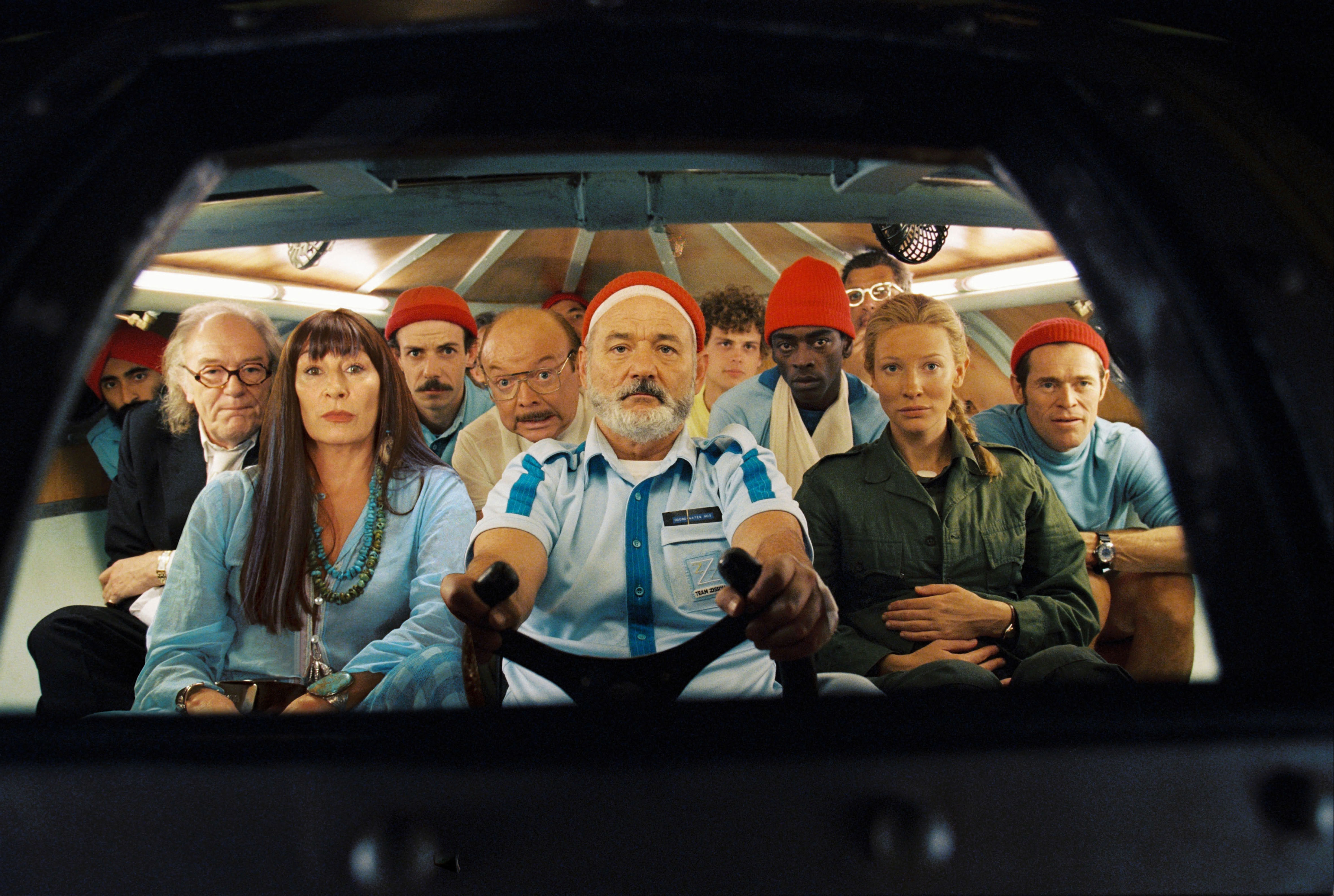 The Life Aquatic with Steve Zissou cast HD Wallpaper