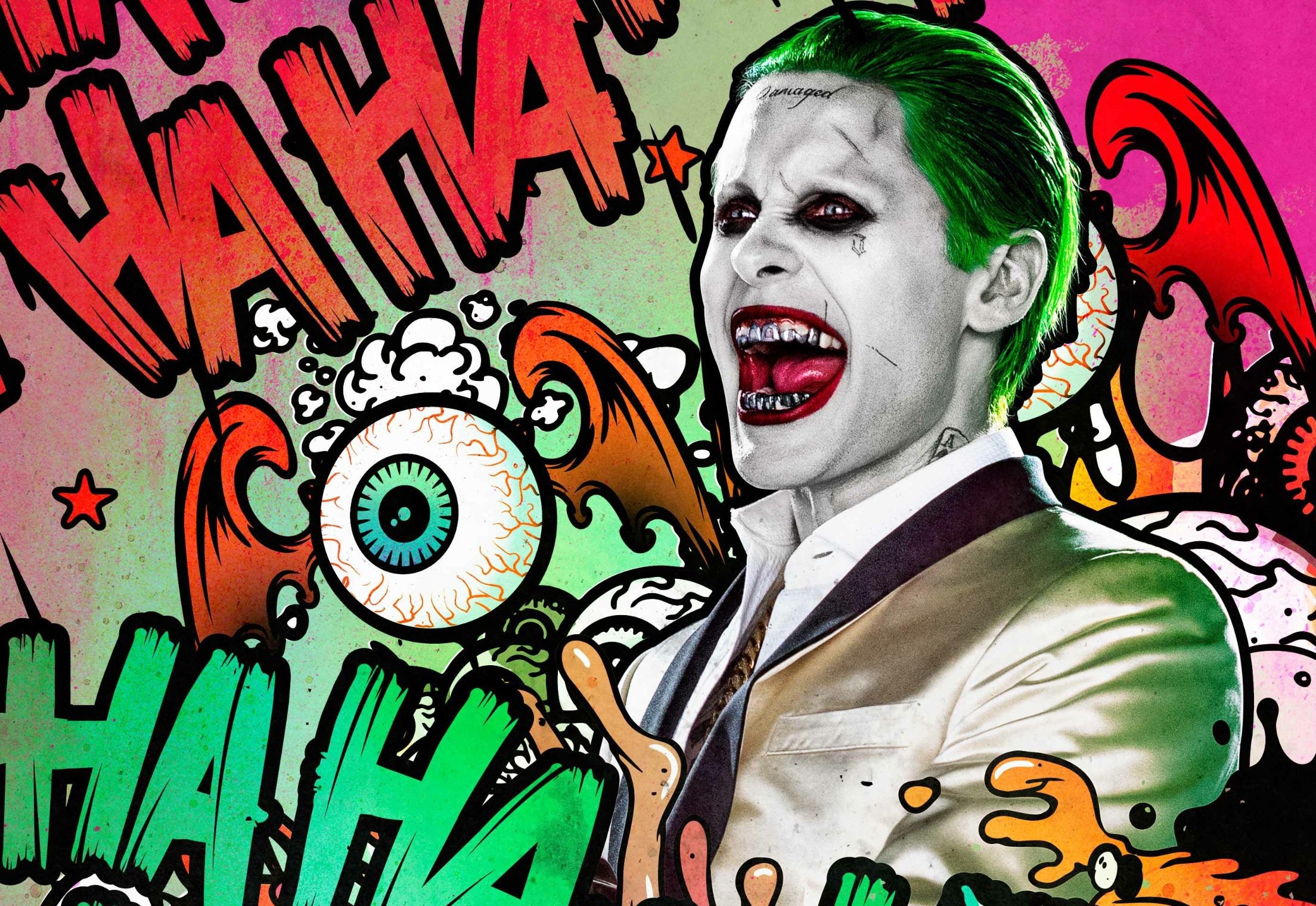 The Joker from Suicide Squad HD Wallpaper